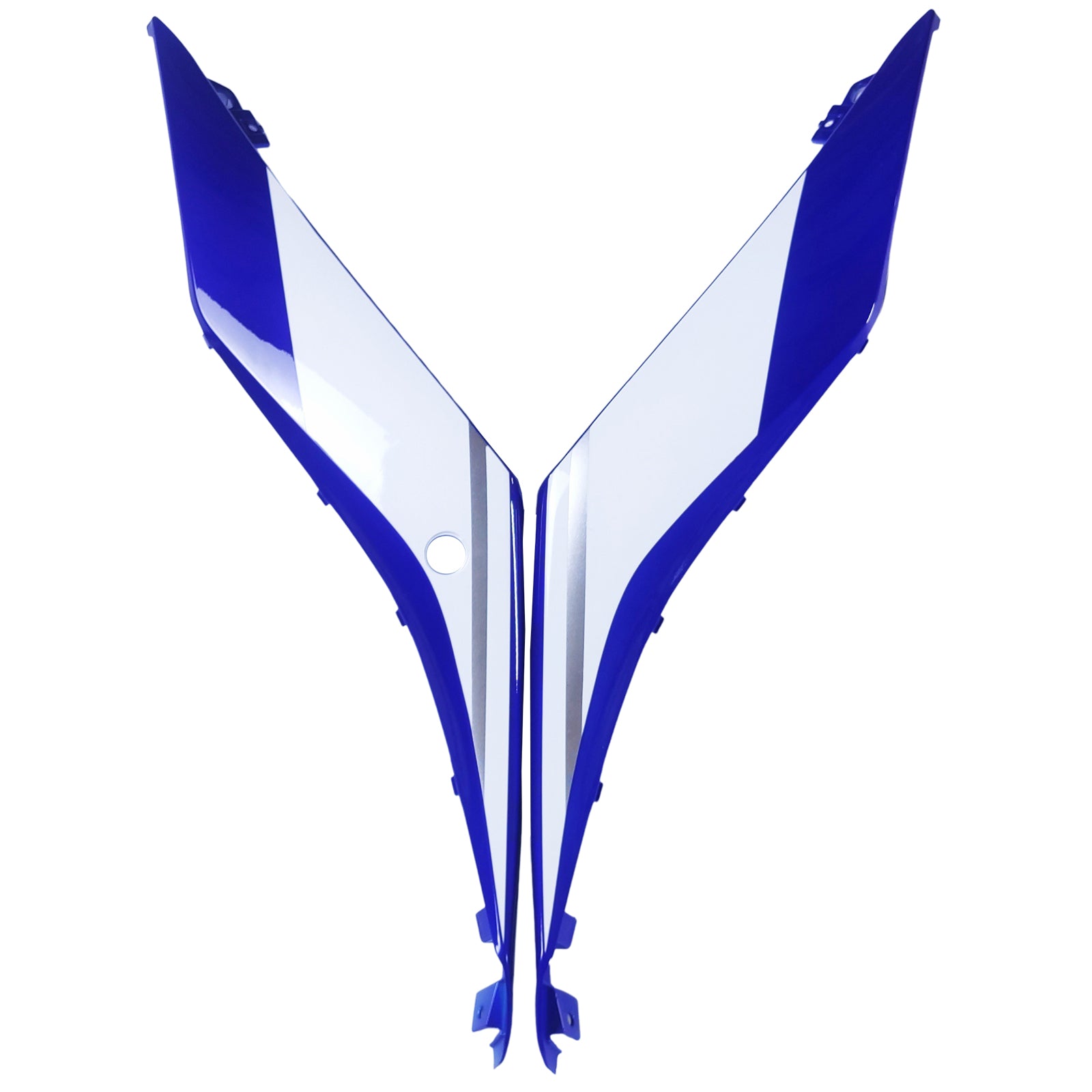 Amotopart ヤマハ YZF-R3 2014-2018 R25 2015-2017 ブルー&ホワイト フェアリングキット