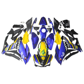 Amotopart YZF-R3 2014-2018 R25 2015-2017 Yamaha Blue&Yellow Style3 Fairing Kit