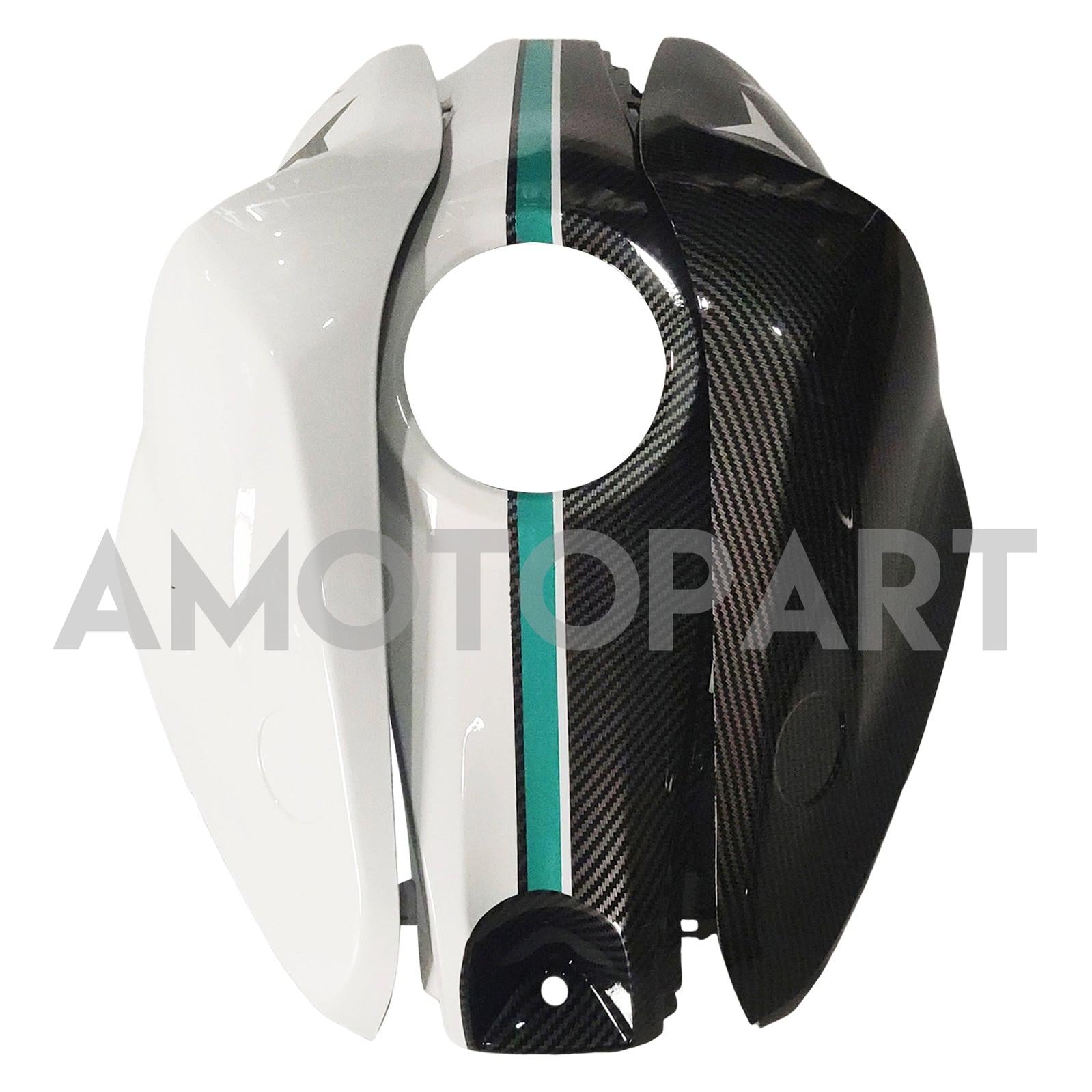 Amotopart YZF-R3 2014-2018 R25 2015-2017 Yamaha Blue&Black Carbon Fiber Fairing Kit