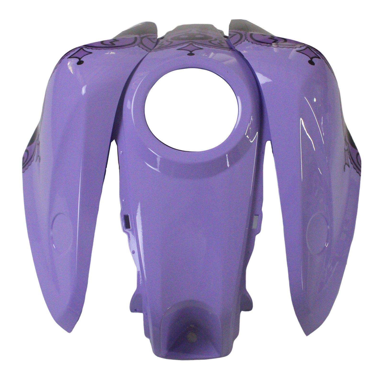 Amotopart YZF-R3 2014-2018 R25 2015-2017 Yamaha Purple & Black Failing Kit