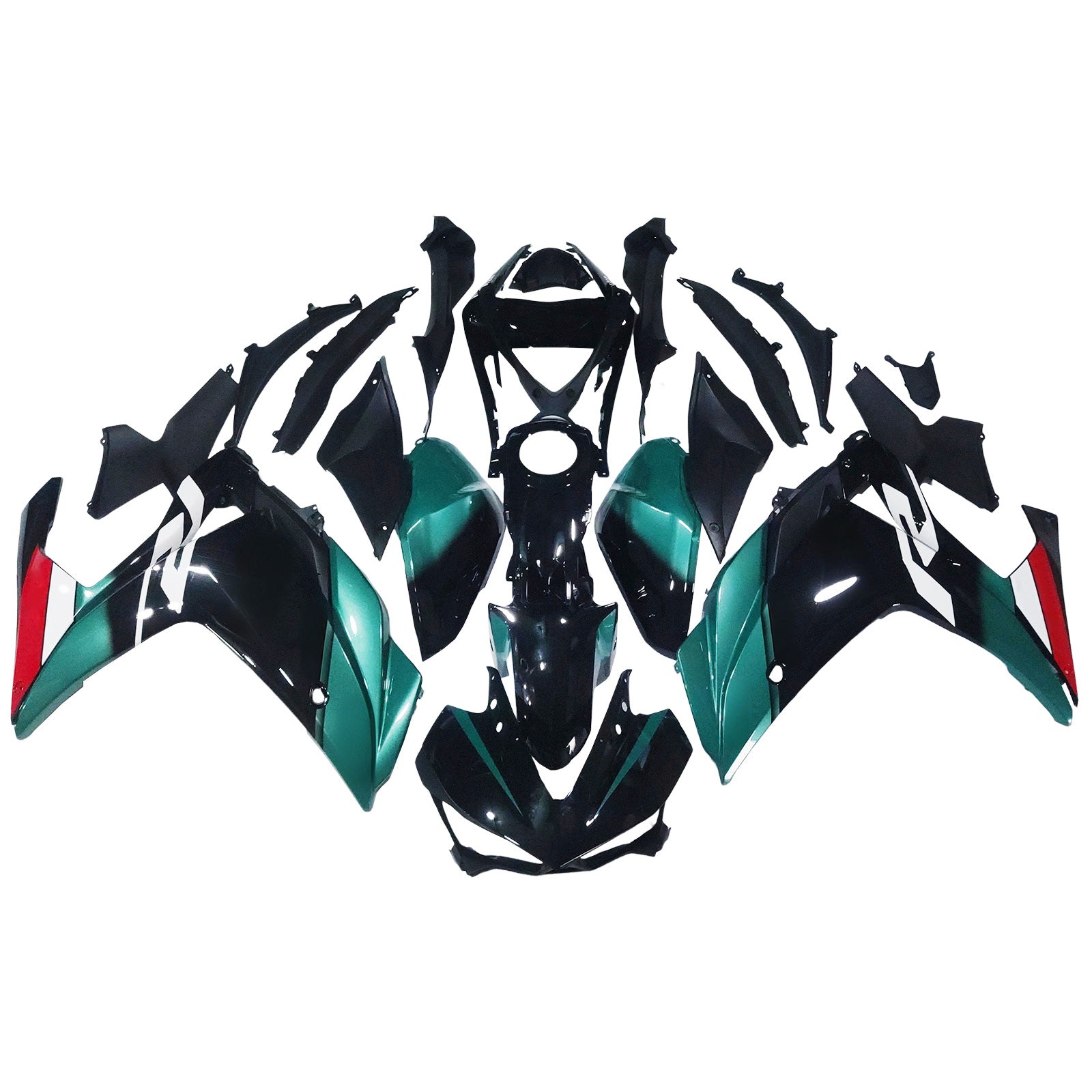 Amotopart YZF-R3 2014-2018 R25 2015-2017 Yamaha Blue & Black Fairing Kit