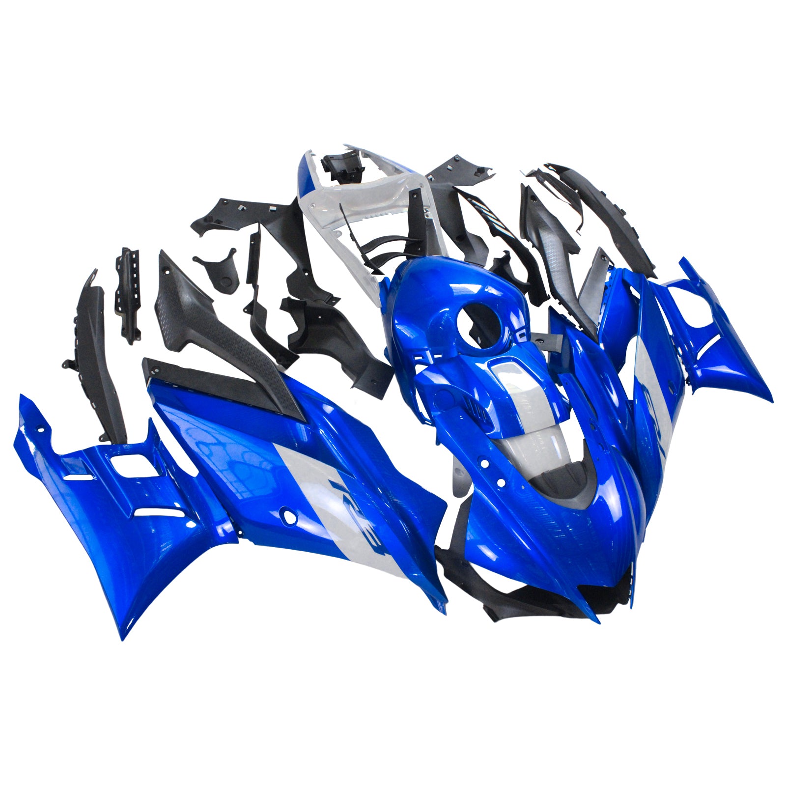 Amotopart 2019-2021 YZF-R3 R25 Yamaha Blue Fairing Kit