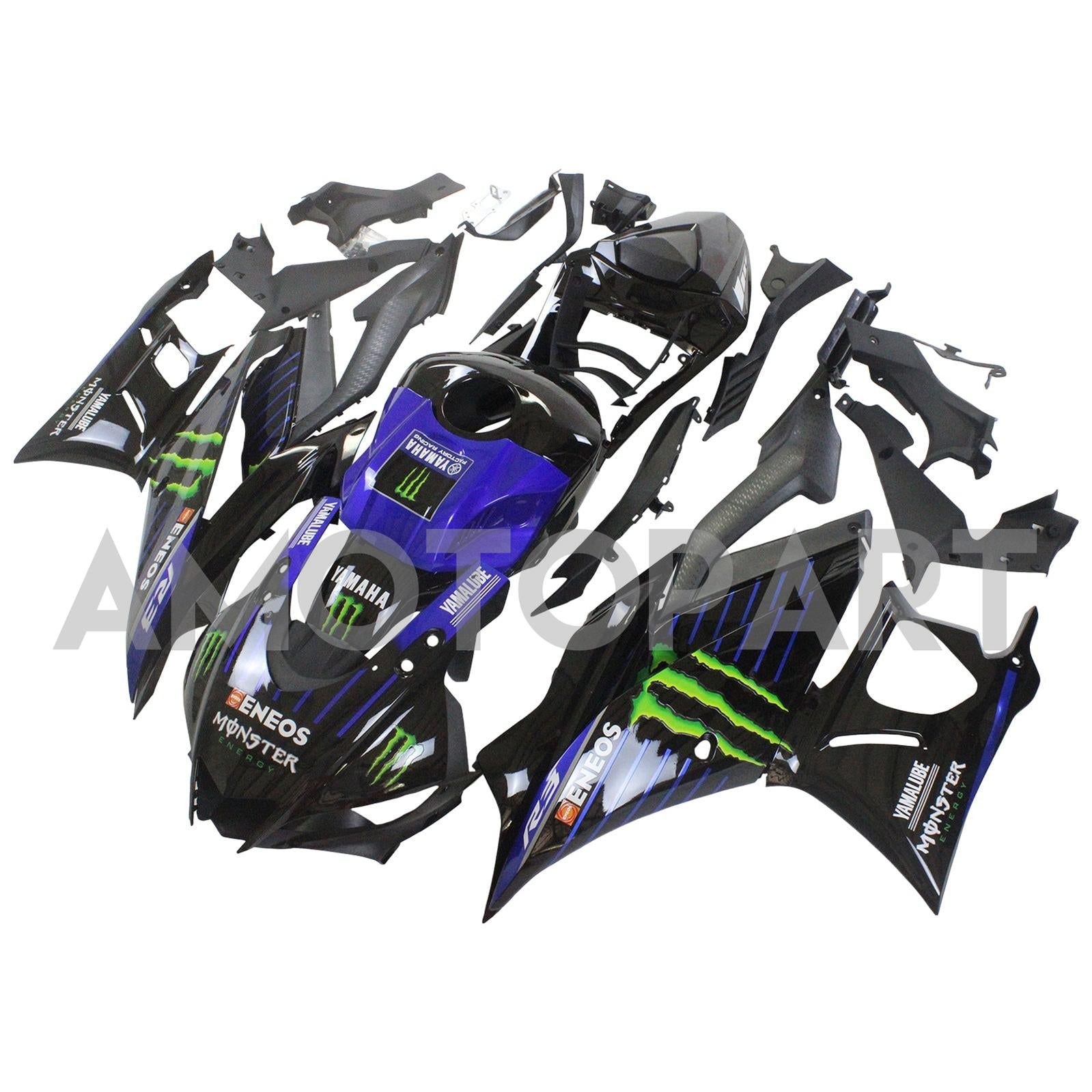 Amotopart Yamaha  2019-2021 YZF-R3 R25 Fairing Kit