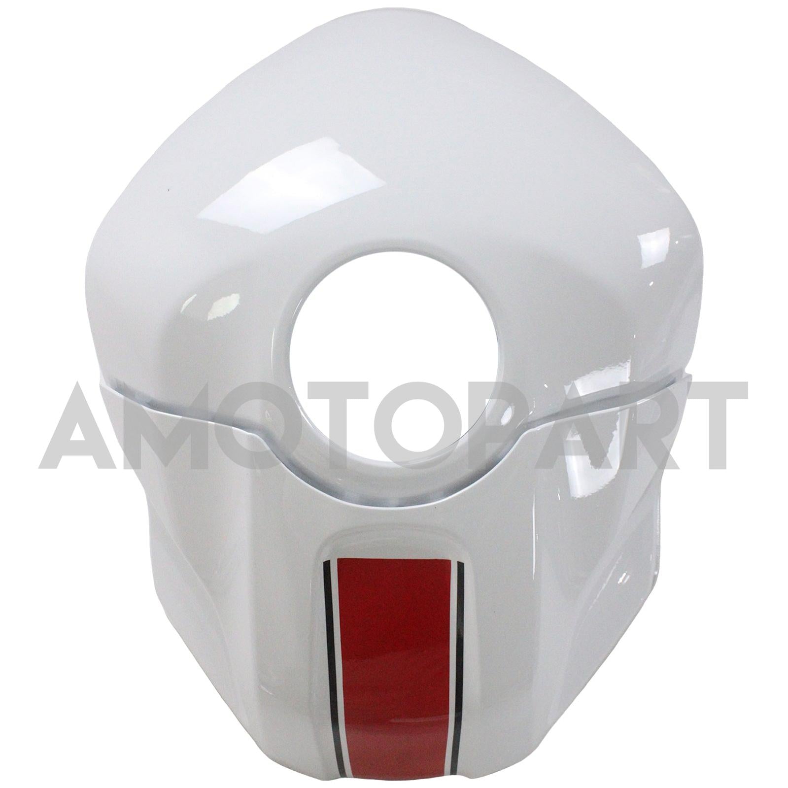 Amotopart Yamaha 2019-2021 YZF R3/YZF R25 White Red Fairing Kit