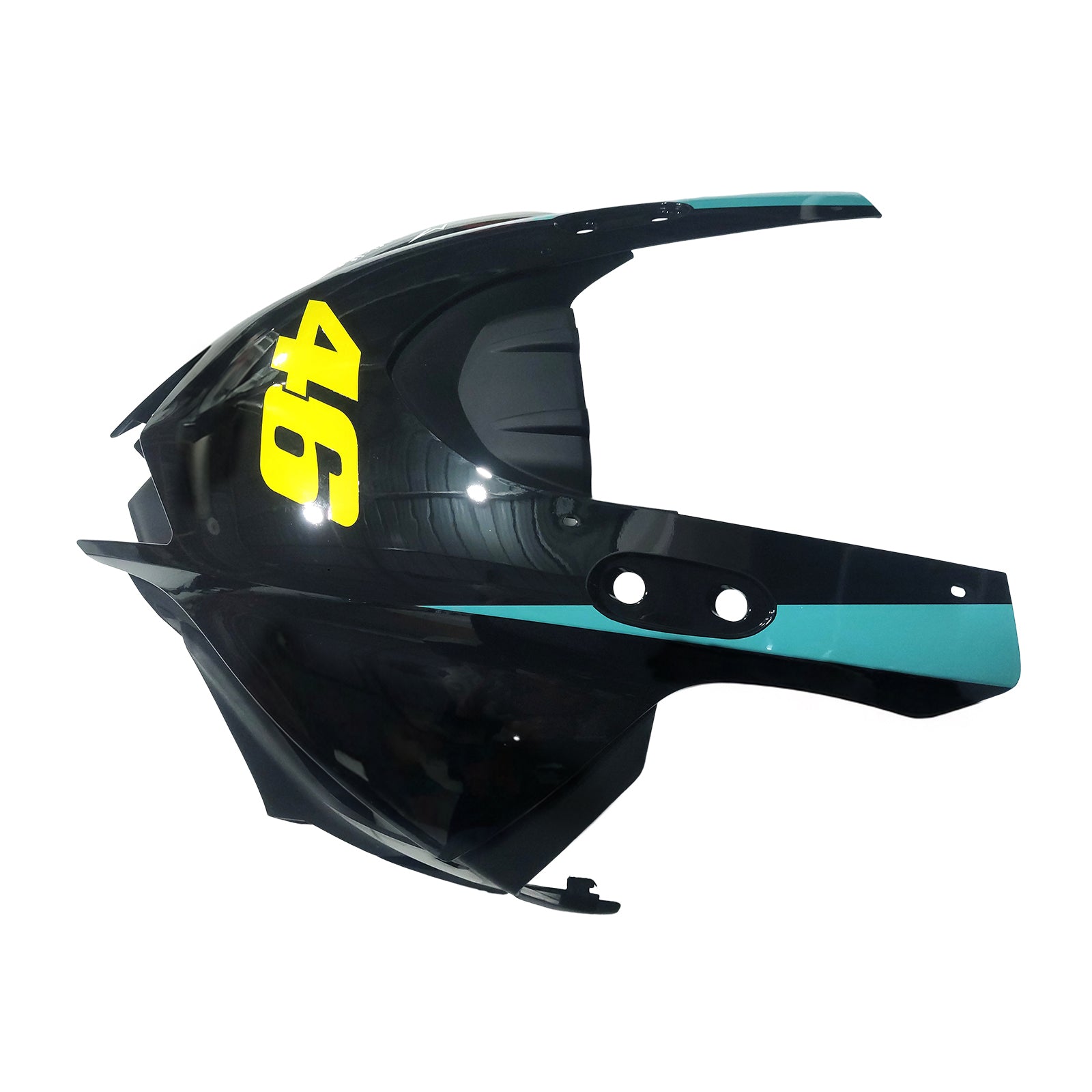 Amotopart Yamaha 2019–2021 YZF R3/YZF R25 Schwarz Blau Verkleidungsset