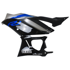 Amotopart Verkleidungsset für Yamaha 2019–2021 YZF R3/YZF R25, schwarz, splitterblau