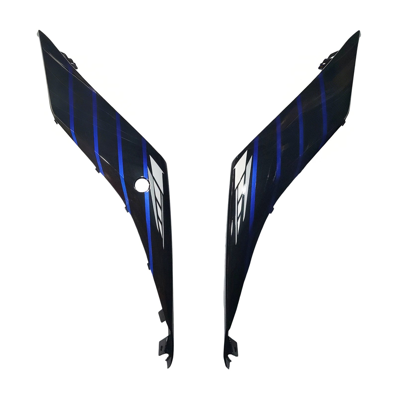 Amotopart Yamaha 2019-2021 YZF R3/YZF R25 Black&Blue Monster Style6 Fairing Kit