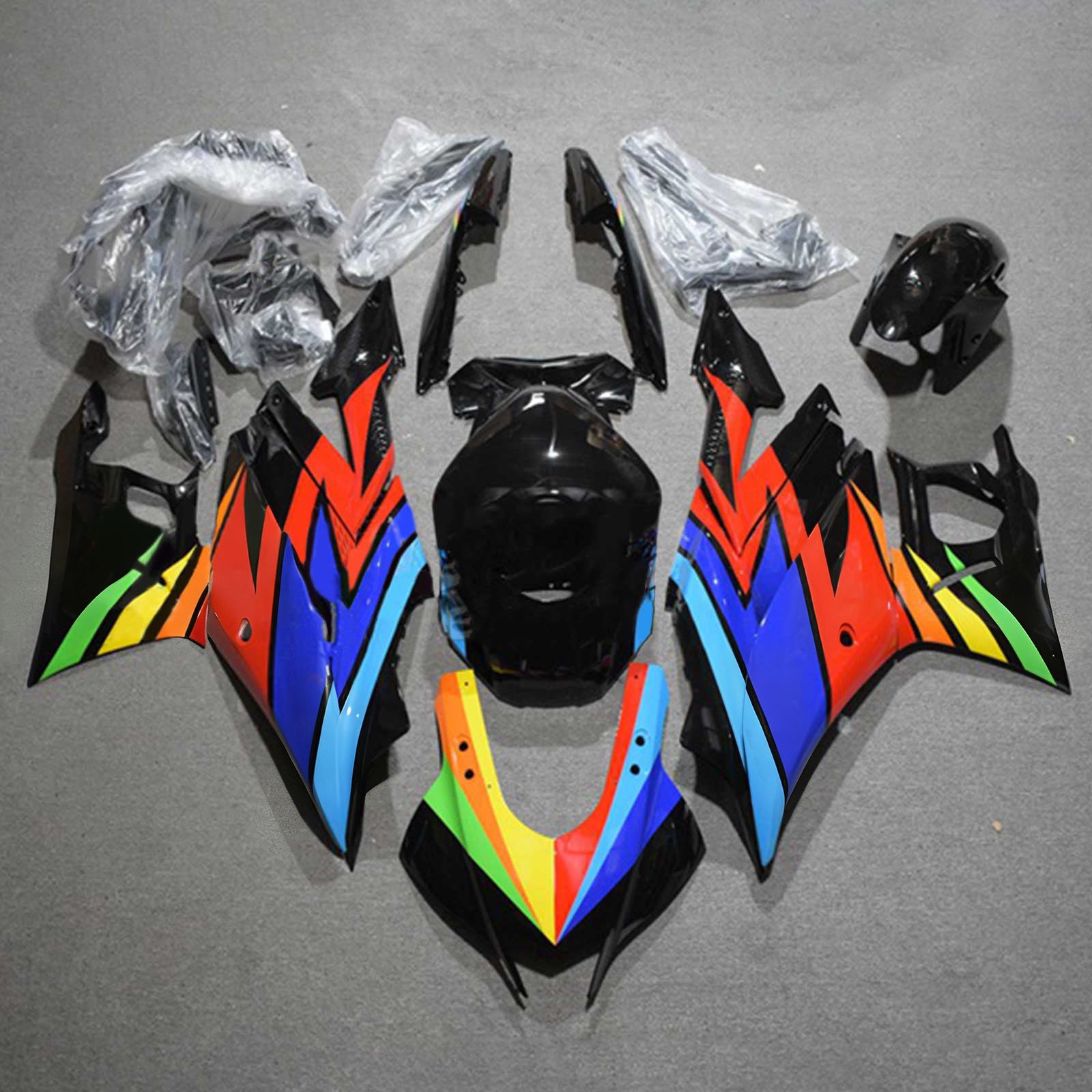 Amotopart Yamaha 2019-2021 YZF R3/YZF R25 Colorful Fairing Kit