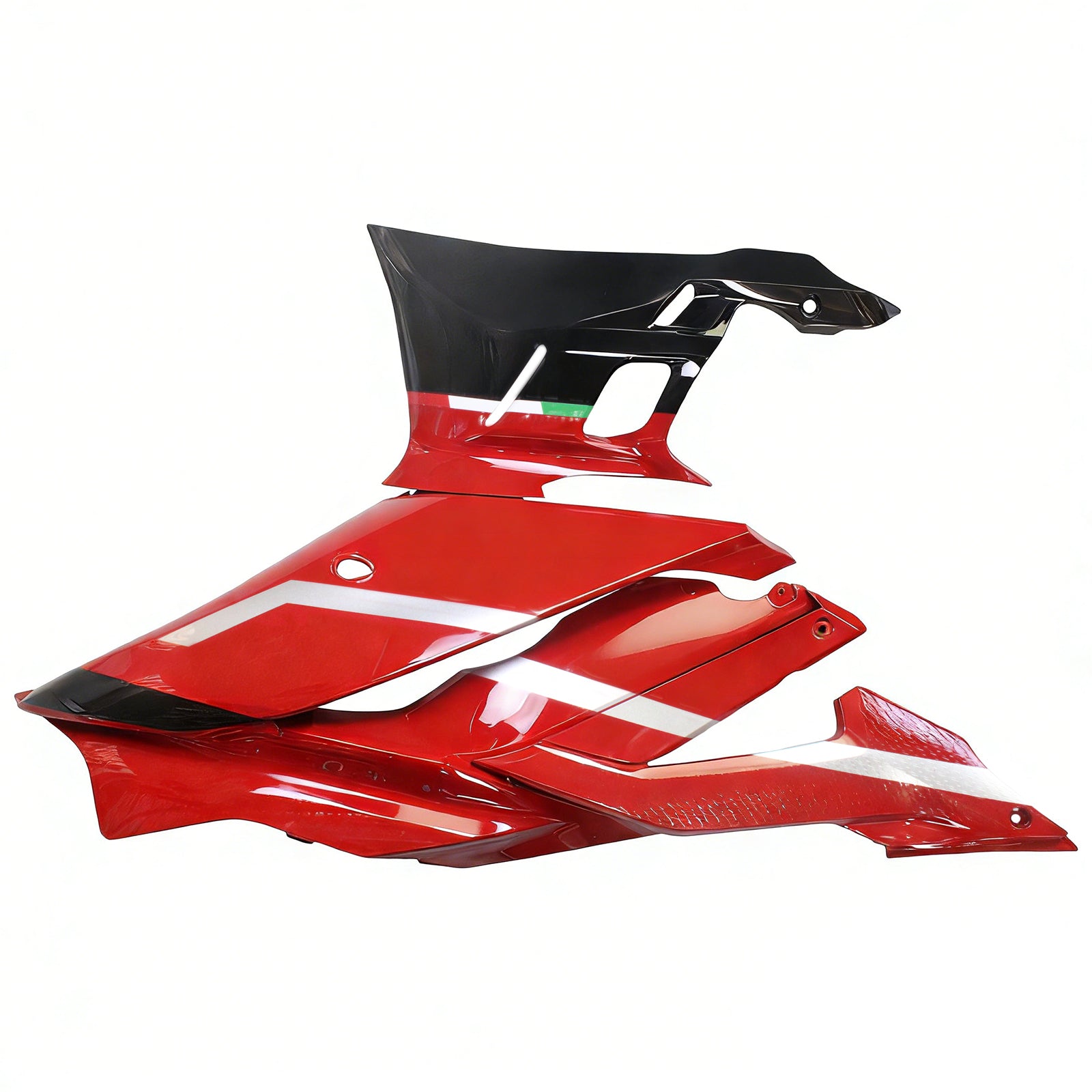 Amotopart Yamaha 2019-2021 YZF R3/YZF R25 Red&Black Style1 Fairing Kit