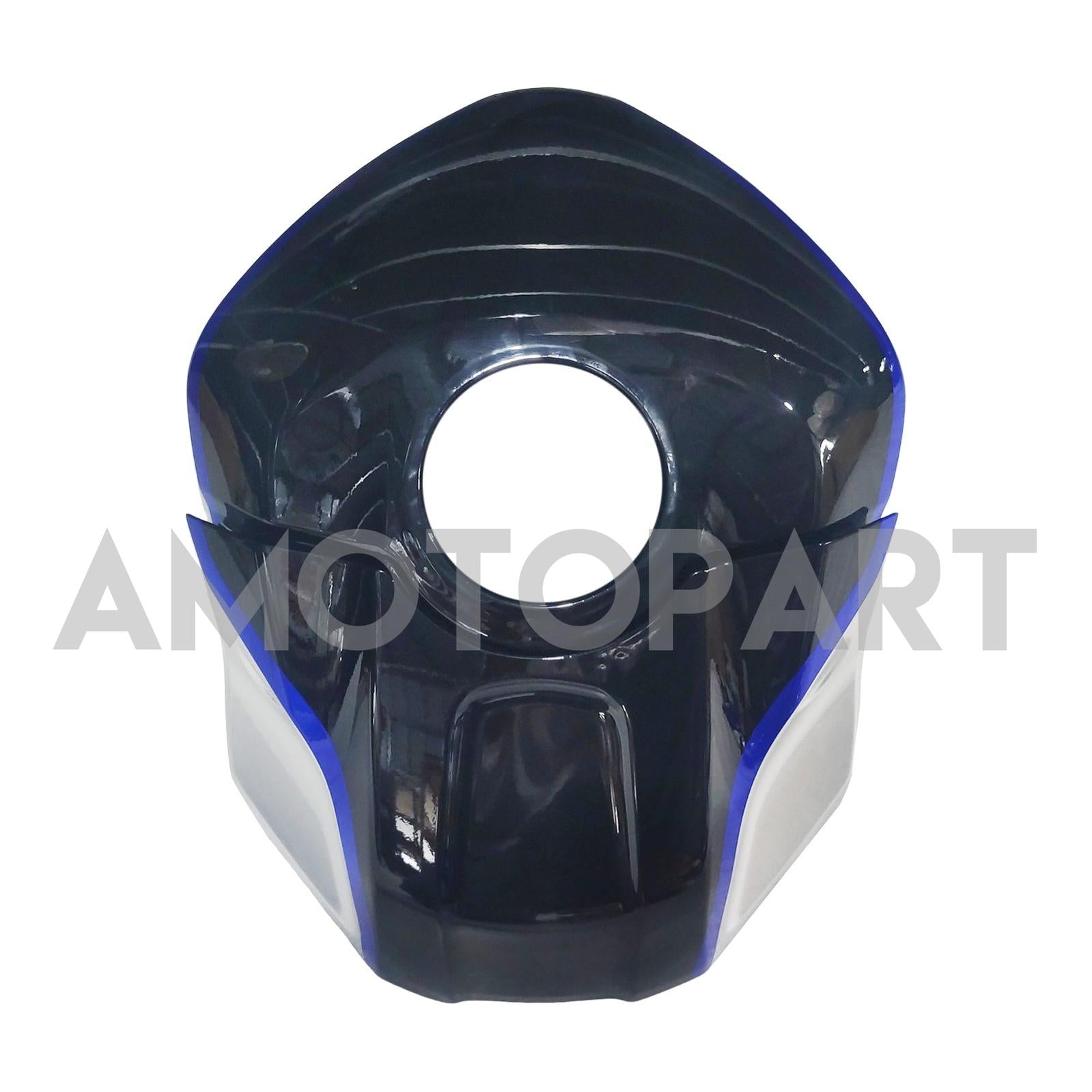 Amotopart Yamaha 2019-2021 YZF R3/YZF R25 Blue&Silver Carbon fiber Fairing Kit