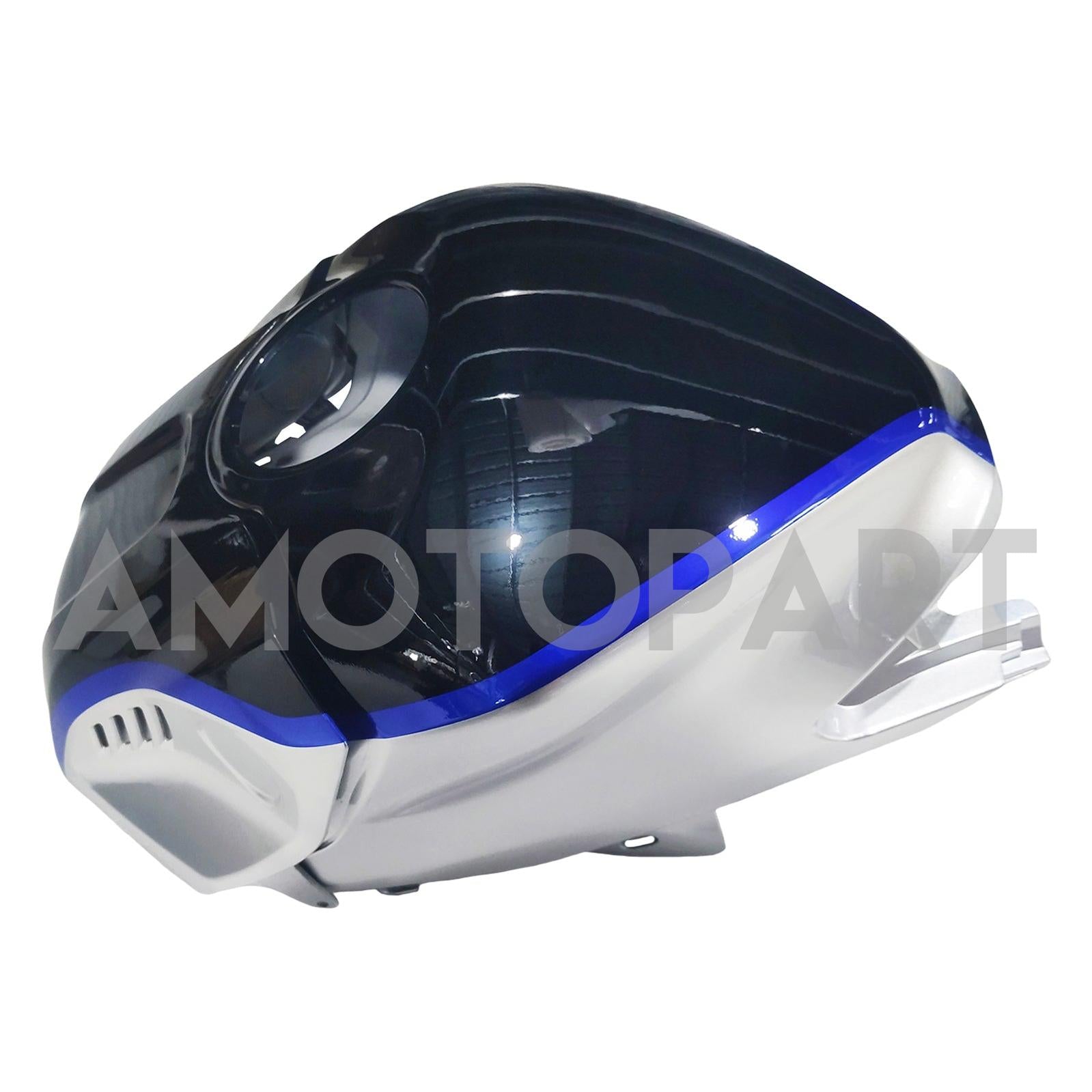 Amotopart Yamaha 2019-2021 YZF R3/YZF R25 Blue&Silver Carbon fiber Fairing Kit