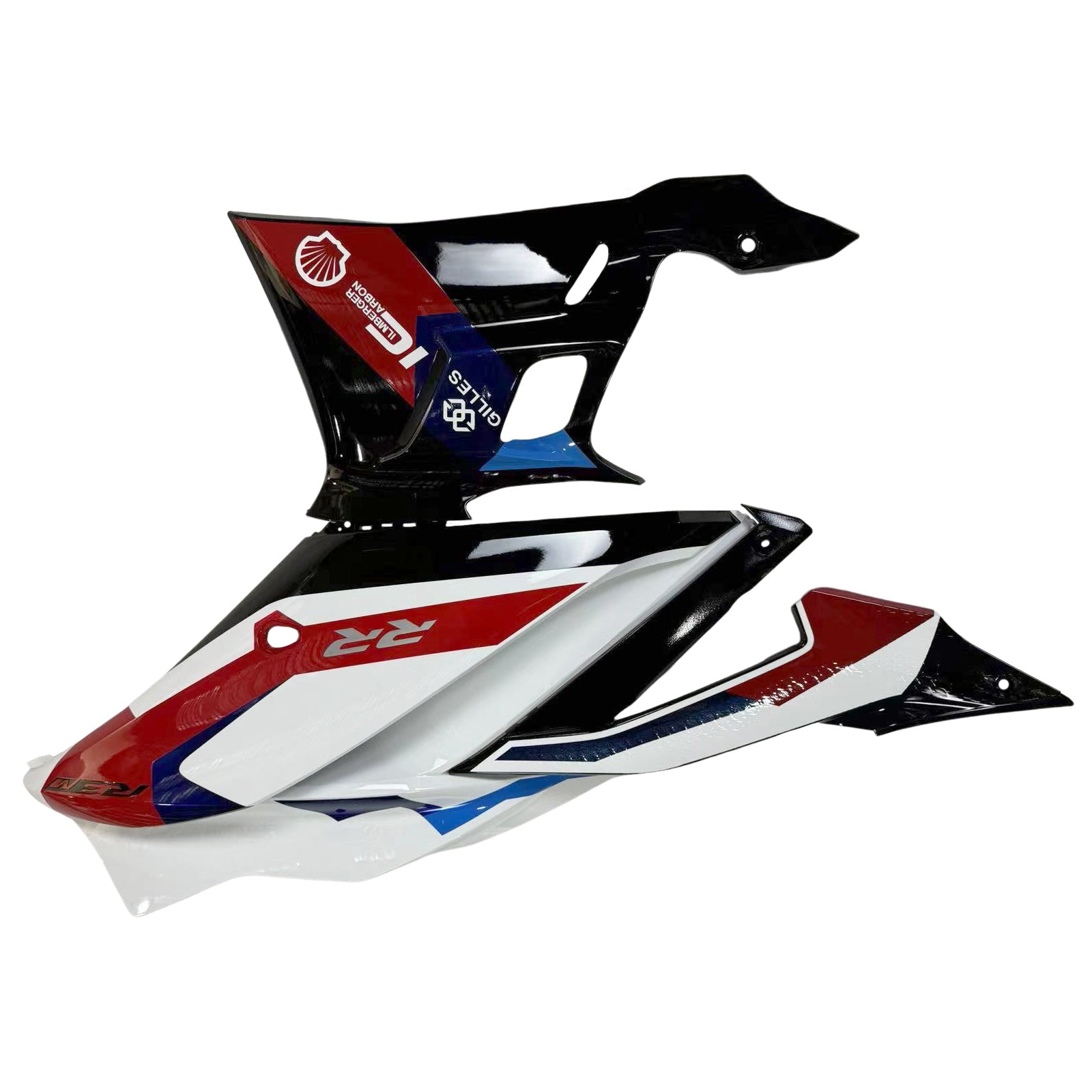 Amotopart Yamaha 2019-2021 YZF R3/YZF R25 Red&Blue Style2 Fairing Kit