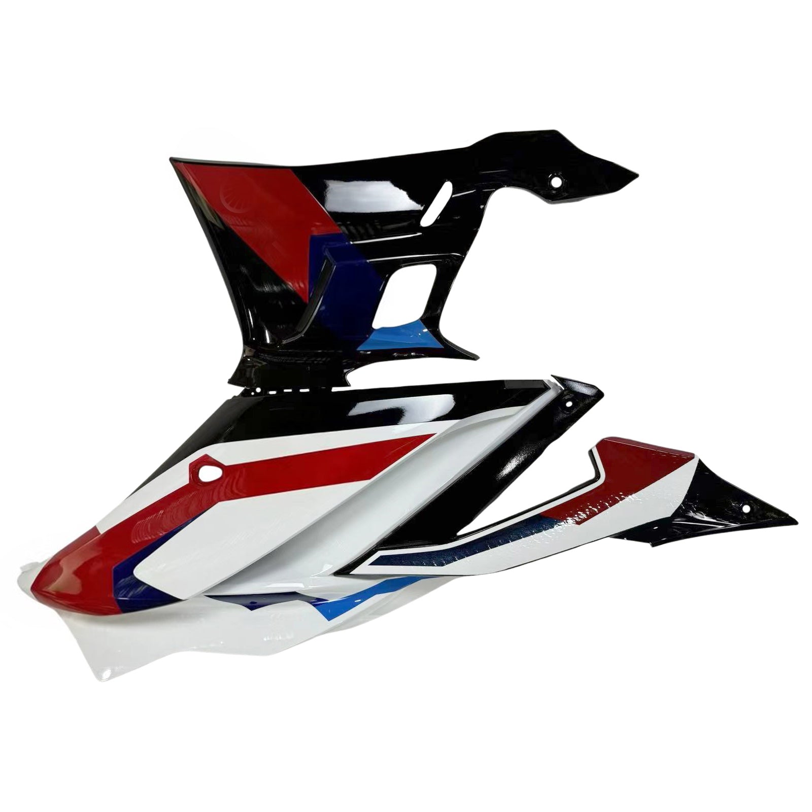 Amotopart Yamaha 2019–2021 YZF R3/YZF R25 Rot&Blue Style2 Verkleidungssatz