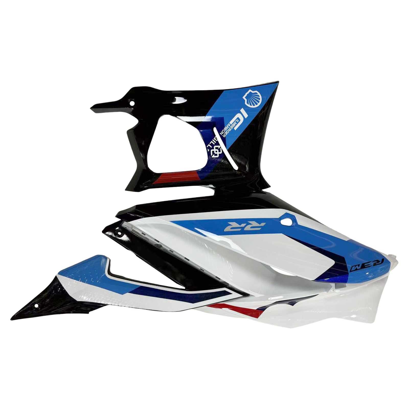 Amotopart Yamaha 2019-2021 YZF R3/YZF R25 Red&Blue Style2 Fairing Kit