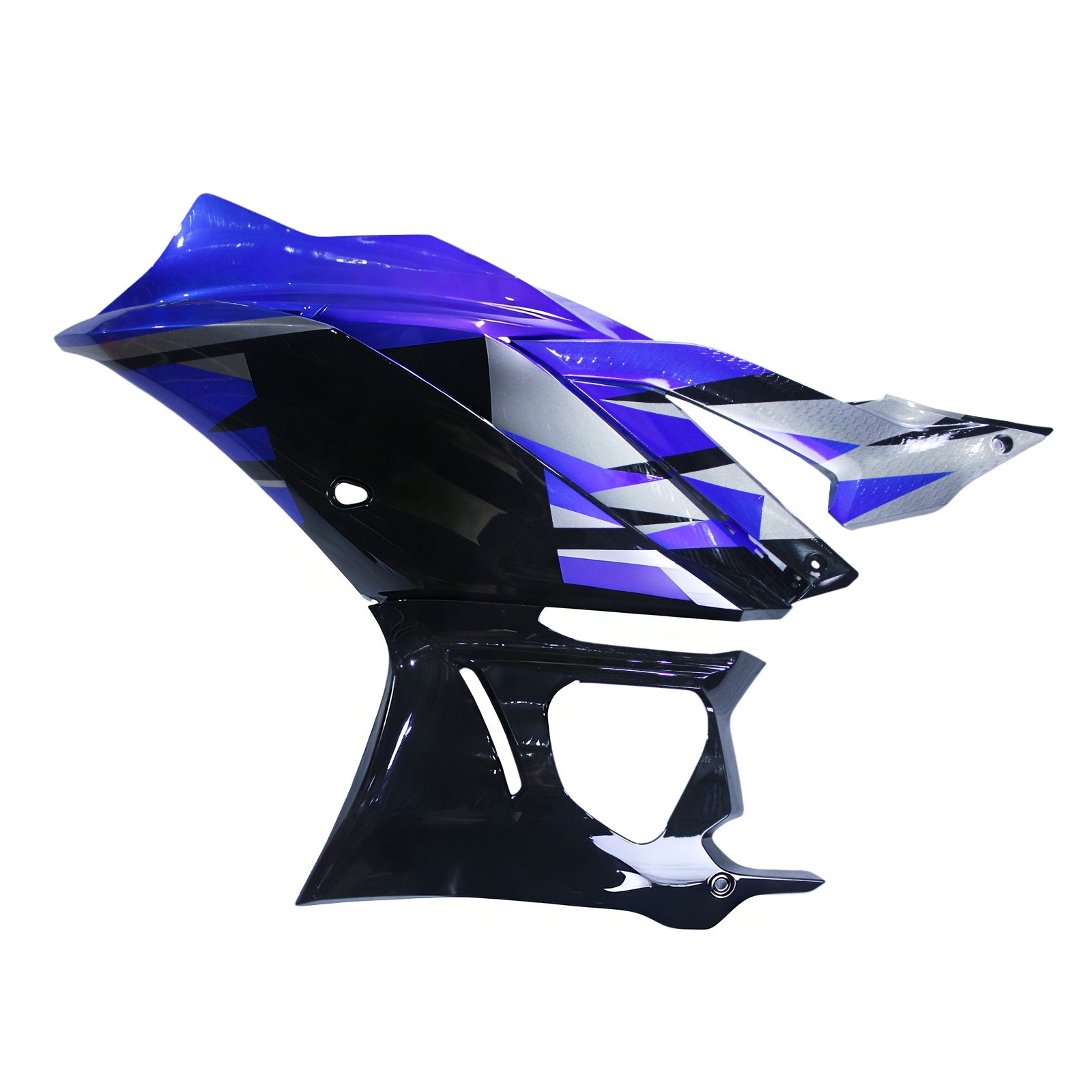 Amotopart 2019-2021 Yamaha YZF-R3 R25 Blue Black Fairing Kit