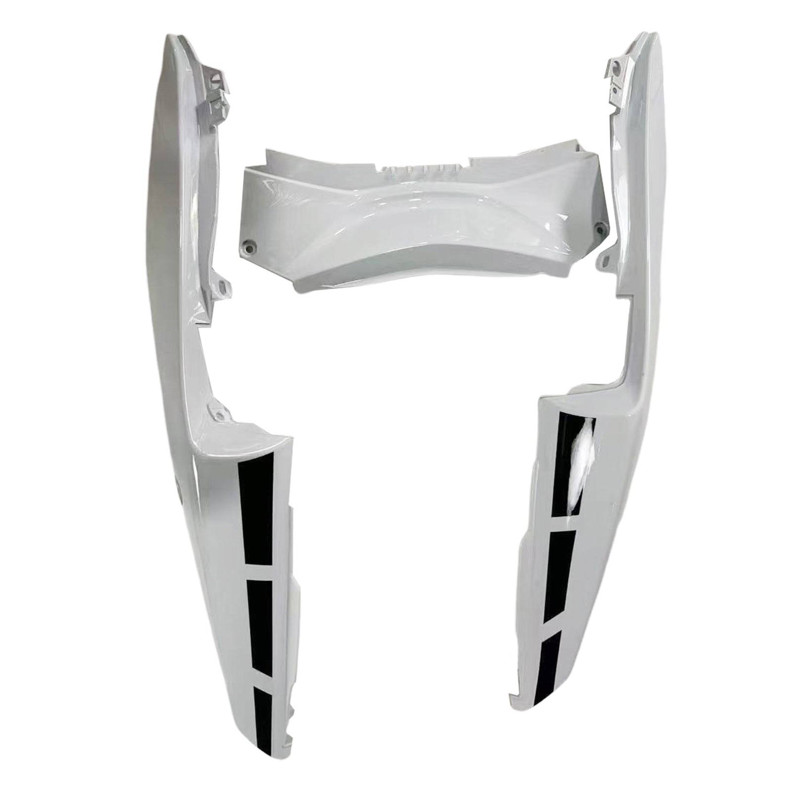 Amotopart 2019-2021 YAMAHA YZF-R3 R25 Glossy Black White Fairing Kit