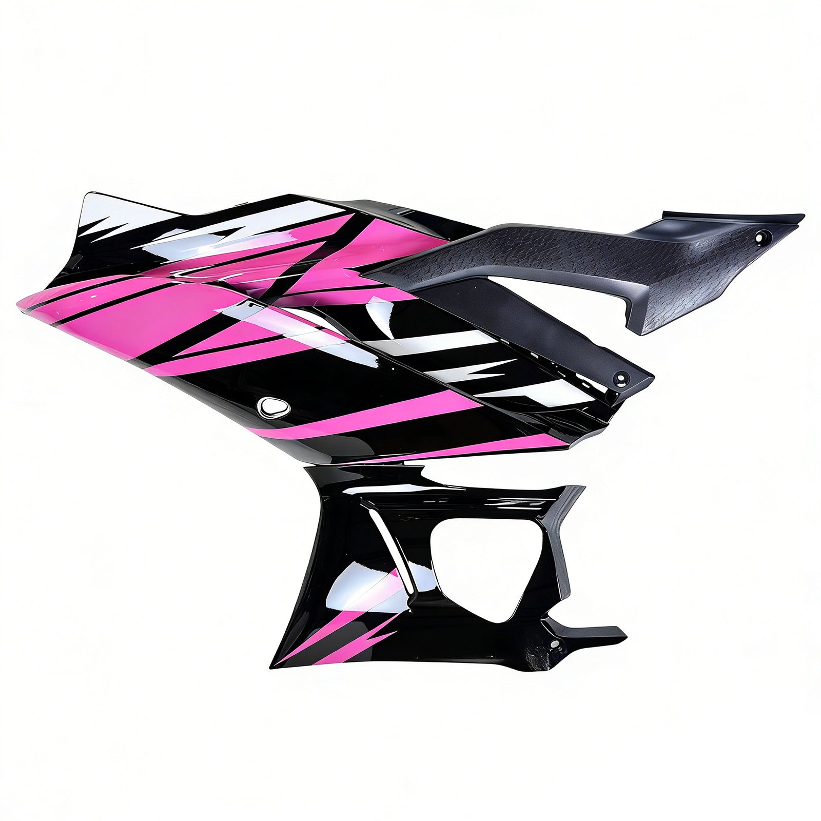 Amotopart 2019-2021 Yamaha YZF-R3 R25 Black Pink Fairing Kit