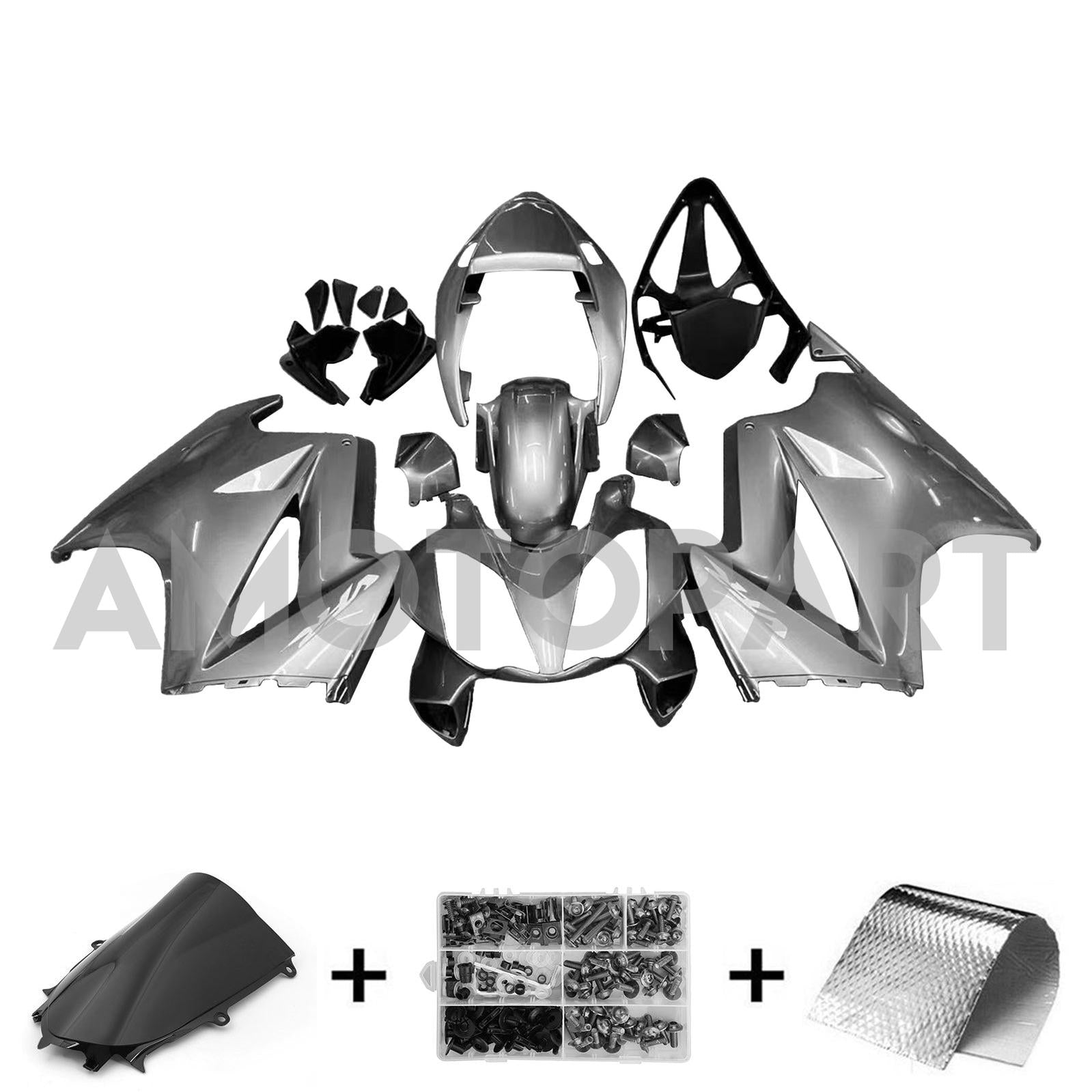 Amotopart Yamaha YZF 600 R6 2017-2023 Abzugskit