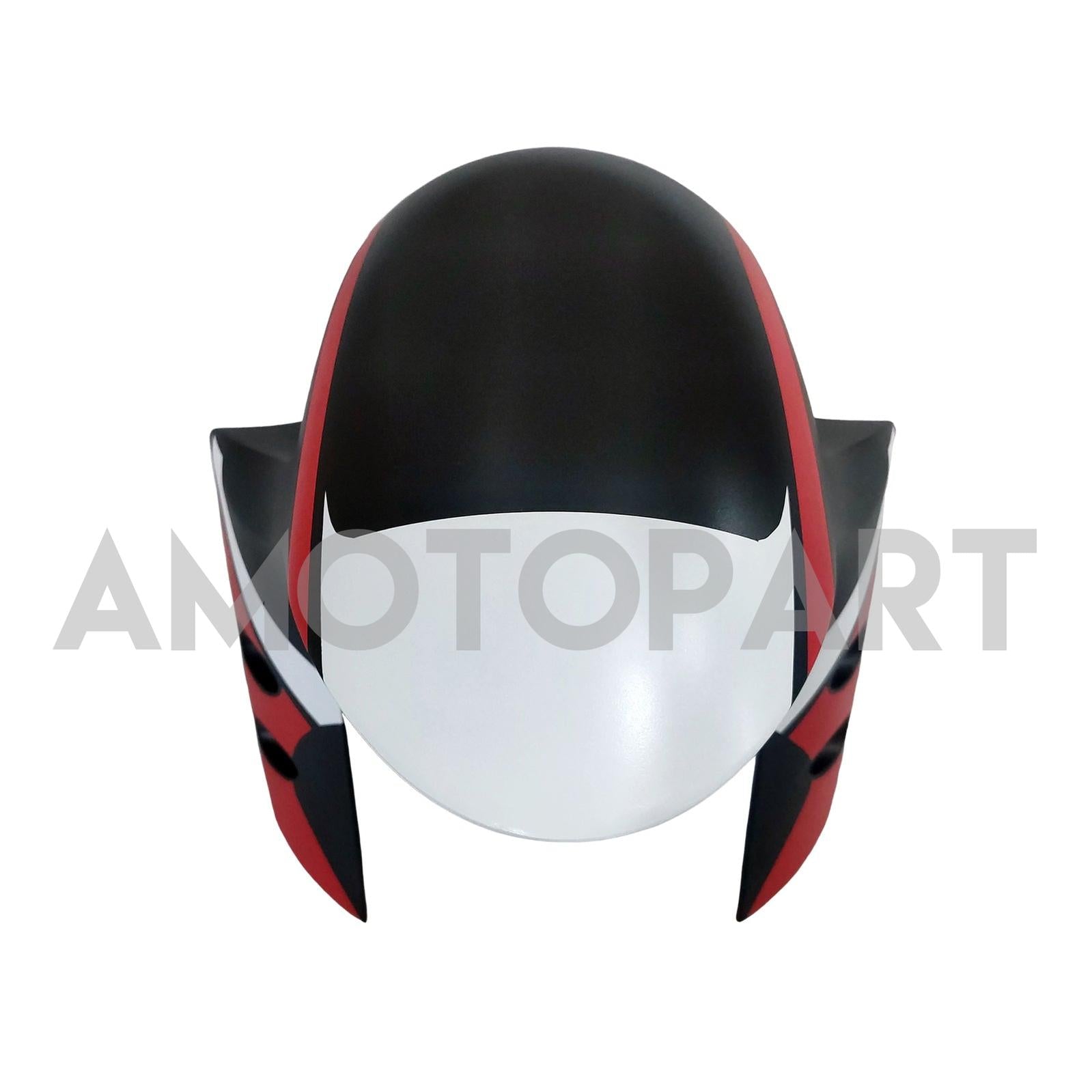 Kit de carenado Amotopart Yamaha YZF-R6 2017-2023 rojo y blanco Style3