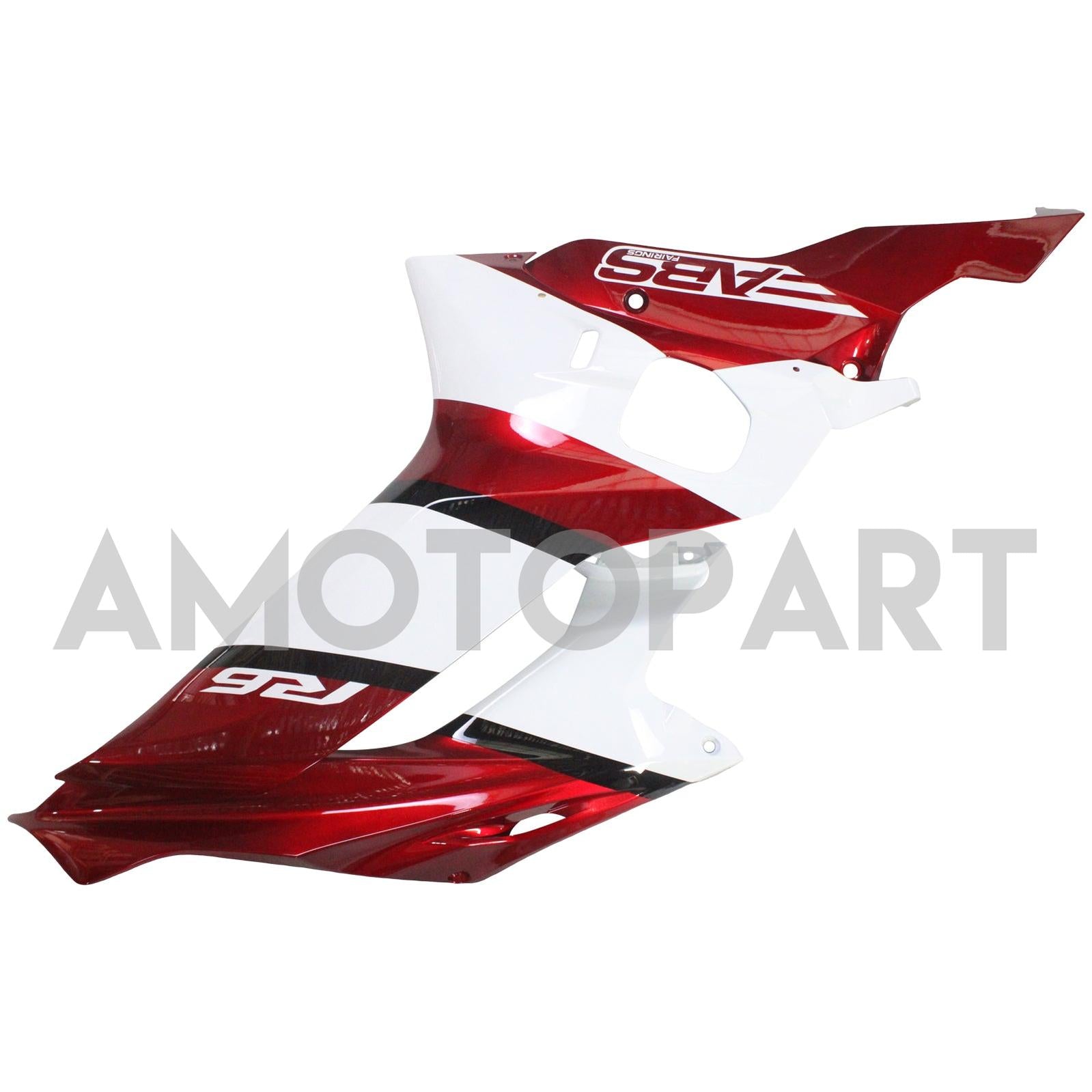 AMOTOPART YAMAHA YZF-R6 2017-2023 RODE & WIT STYLE1 KUIST KIT
