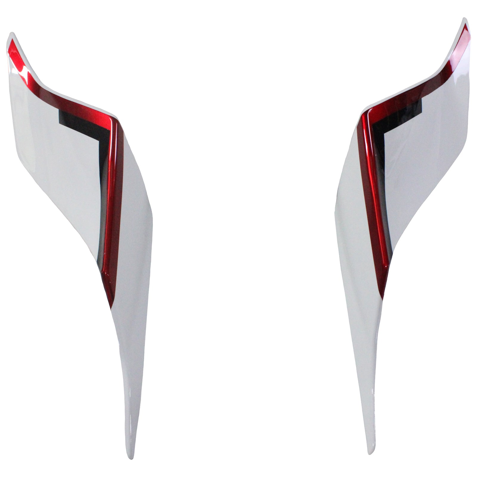 Amotopart Yamaha YZF-R6 2017-2023 Kit de carénage rouge et blanc Style1