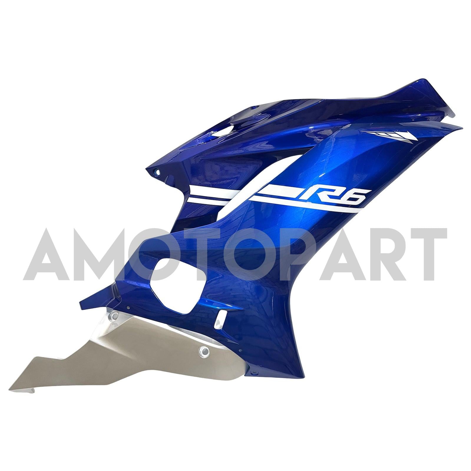 Amotopart Yamaha YZF-R6 2017-2023 Blue Style1 Fairing Kit