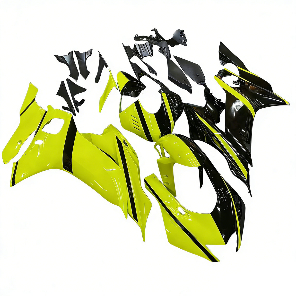 Amotopart Yamaha YZF-R6 2017-2023 Yellow&Black Fairing Kit