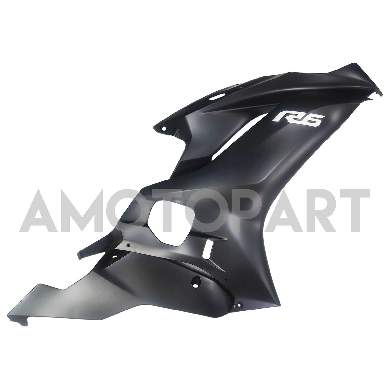 Amotopart Yamaha YZF-R6 2017-2023 Satin Schwarzverkleidungskit