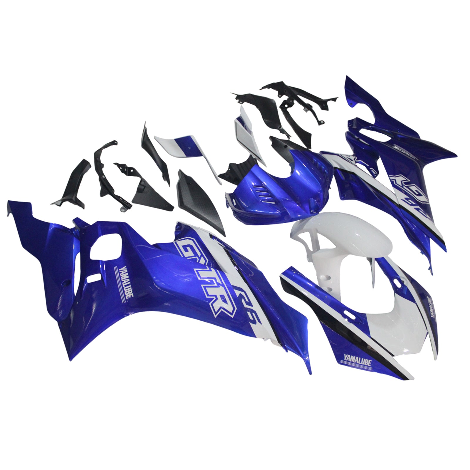 Amotopart ヤマハ YZF-R6 2017-2023 ブルー Style6 フェアリングキット