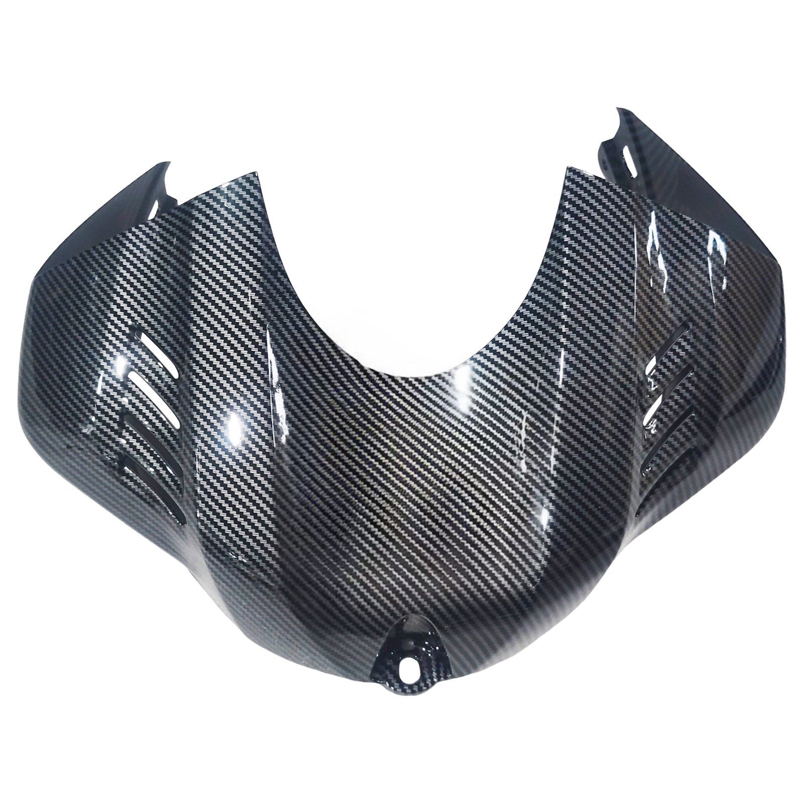 Amotopart 2017–2023 Yamaha YZF R6 Verkleidungsset aus Kohlefaser, Schwarz und Blau