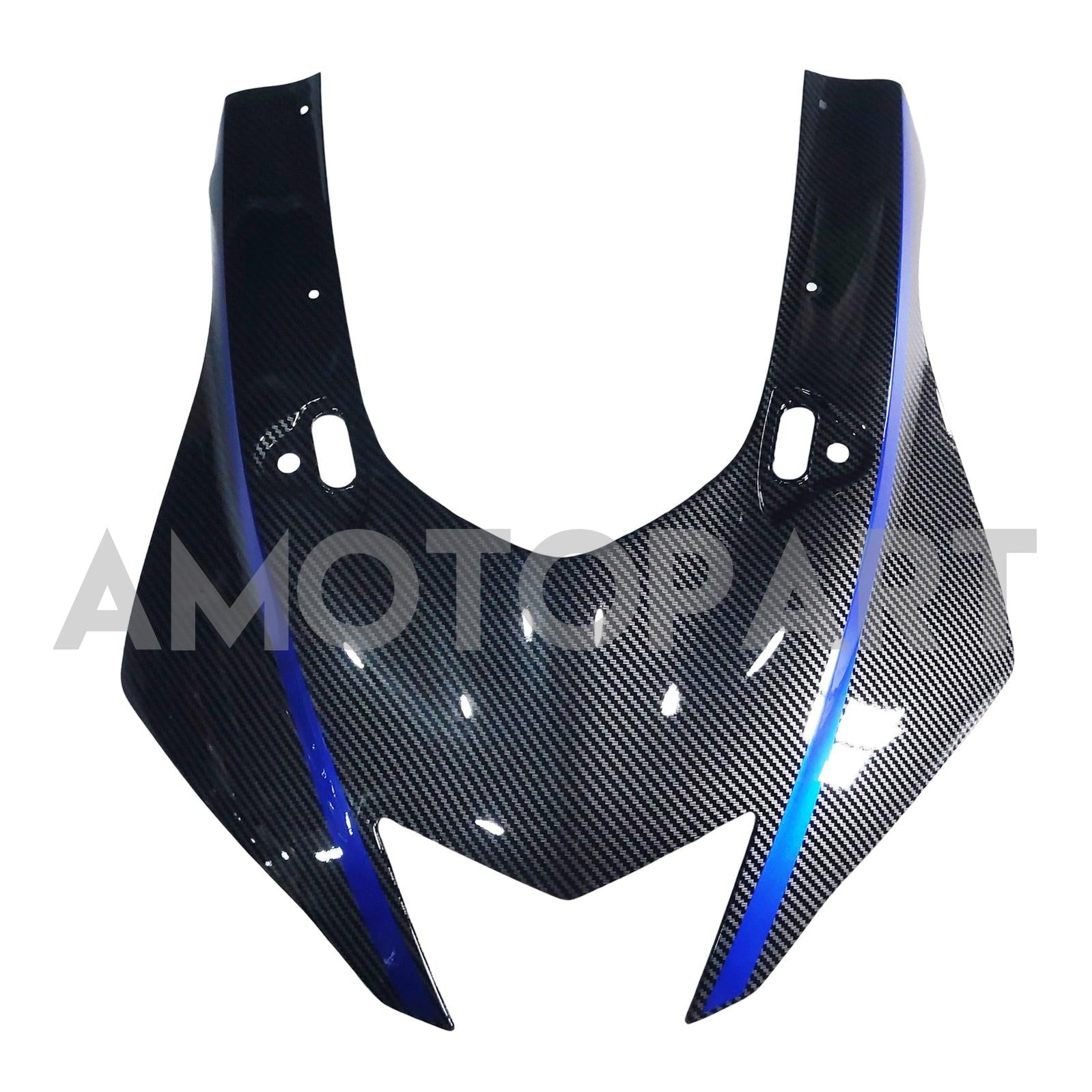 Amotopart 2017-2023 Yamaha YZF R6 Koolstofvezel Blue Black Fairing Kit