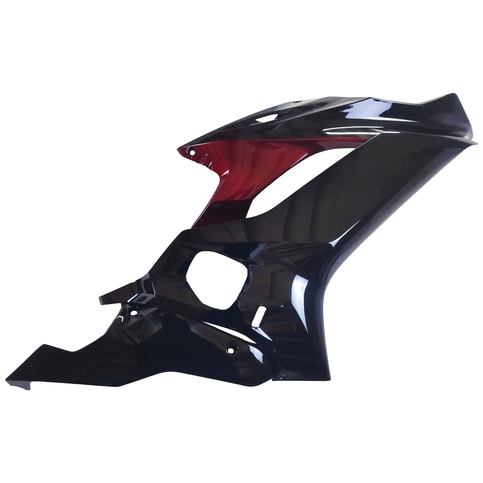 Amotopart 2017-2023 Yamaha YZF R6 Kit de carénage noir rouge foncé