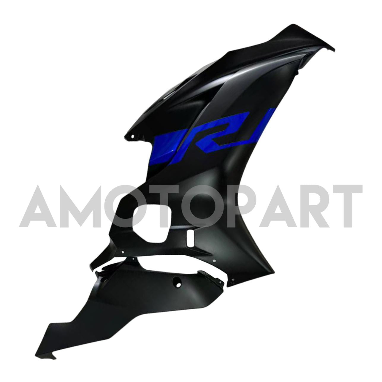 Amotopart 2017-2023 Yamaha YZF R6 Blue Black Fairing Kit