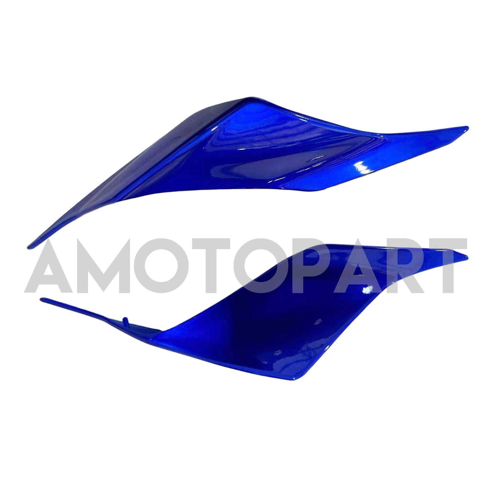 Amotopart 2017-2023 Yamaha YZF R6 Blue Black Fairing Kit