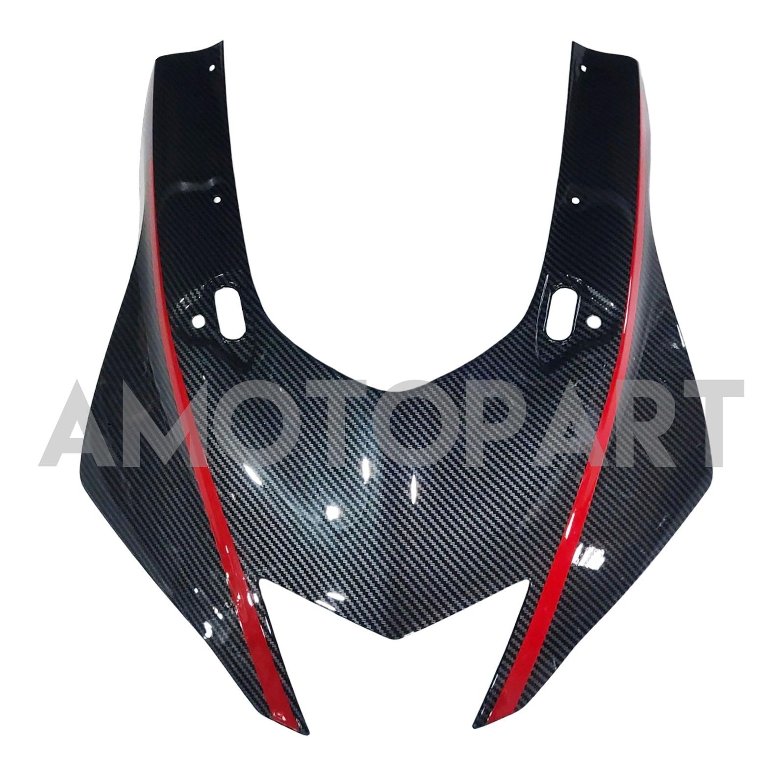 Amotopart 2017-2023 Yamaha YZF R6 Carbon Fiber Red Black Fairing Kit