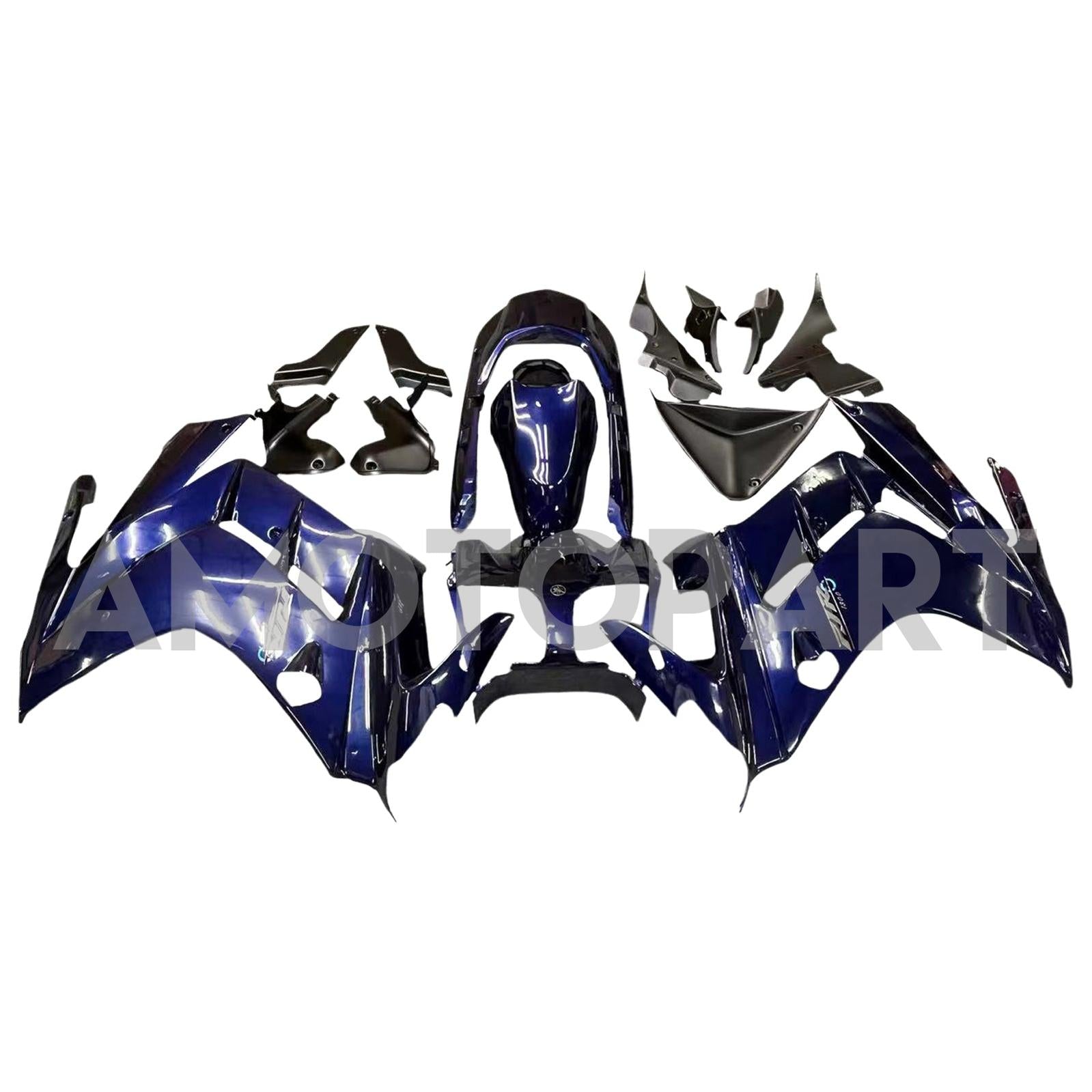 Amotopart Yamaha 2001-2006 FJR 1300 Gloss Blue Fairing Kit