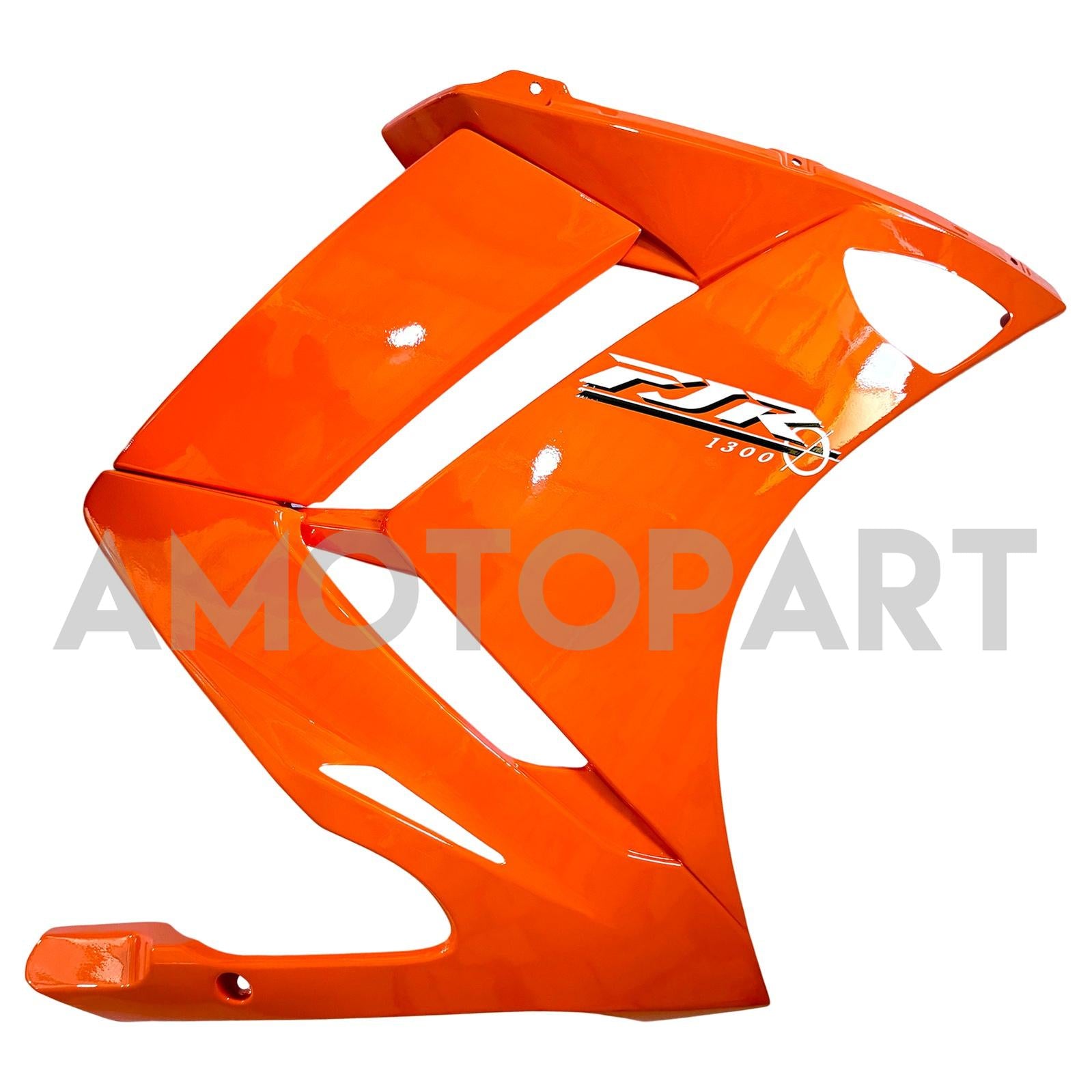 Amotopart 2001-2006 ヤマハ FJR 1300 オレンジ&ホワイト フェアリングキット