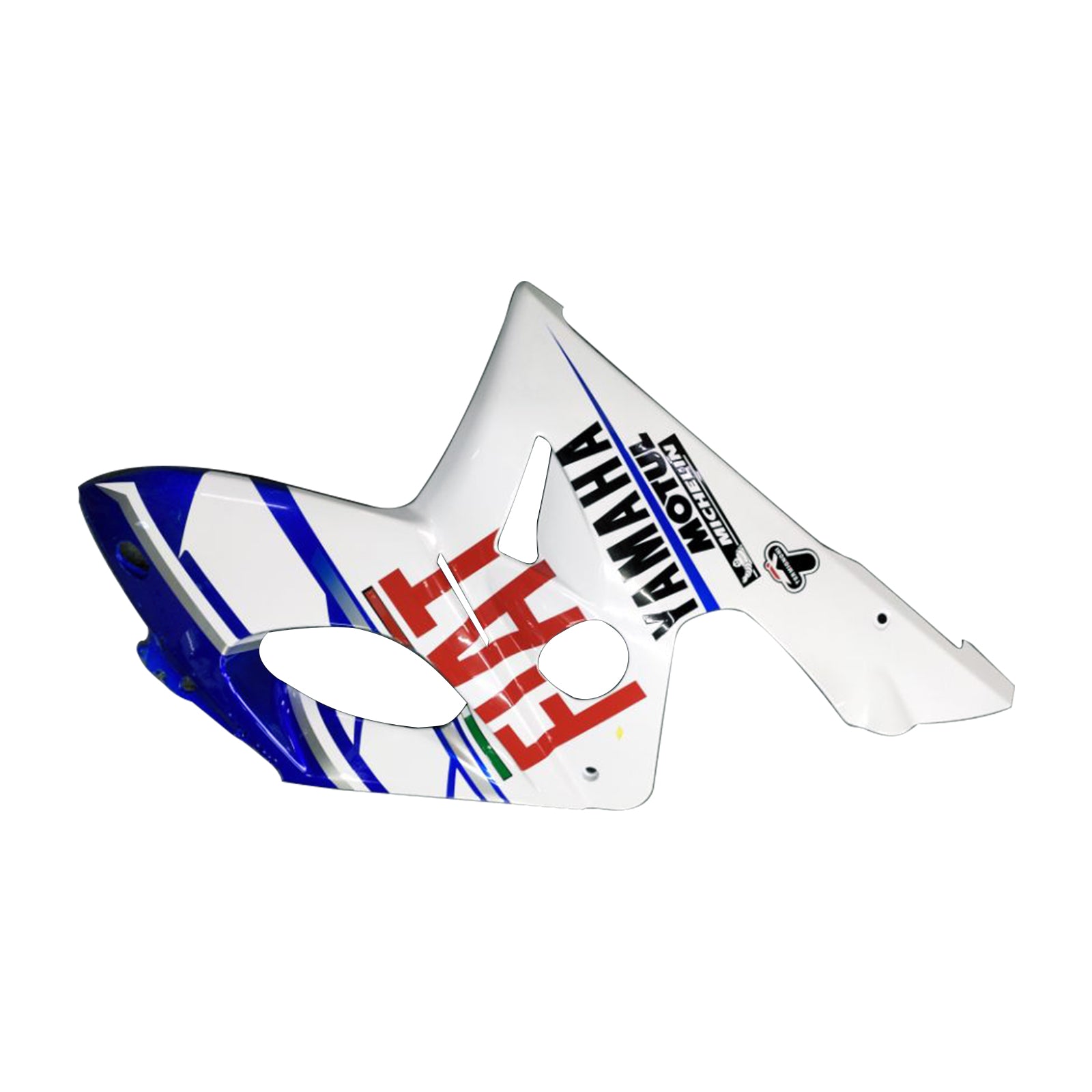 Amotopart Yamaha 1996-2007 YZF 600R Thundercat White Blue Fairing Kit