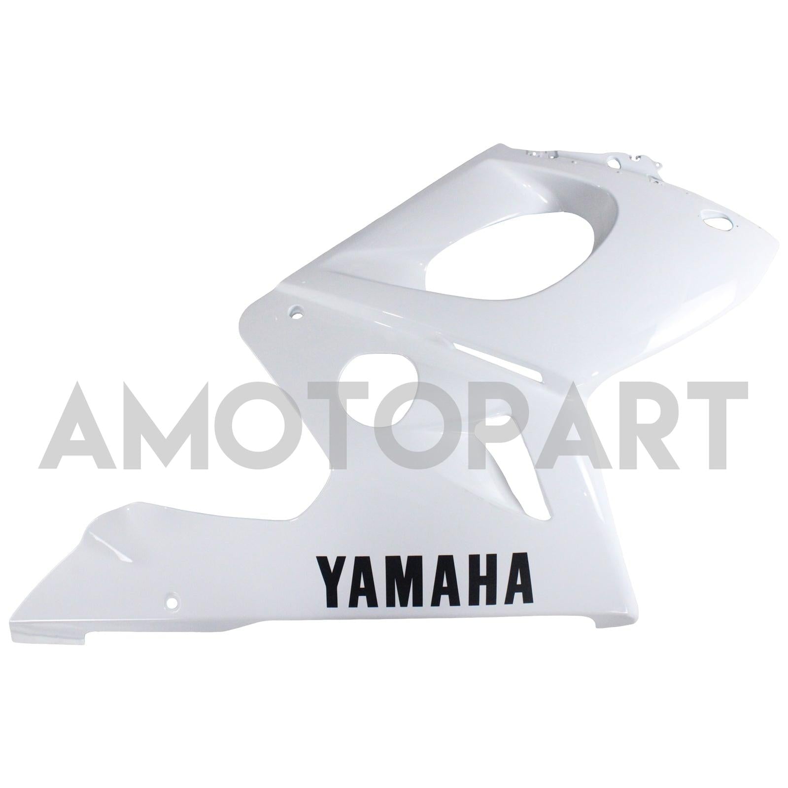 Amotopart Yamaha 1996-2007 YZF 600R Thundercat Black White Fairing Kit