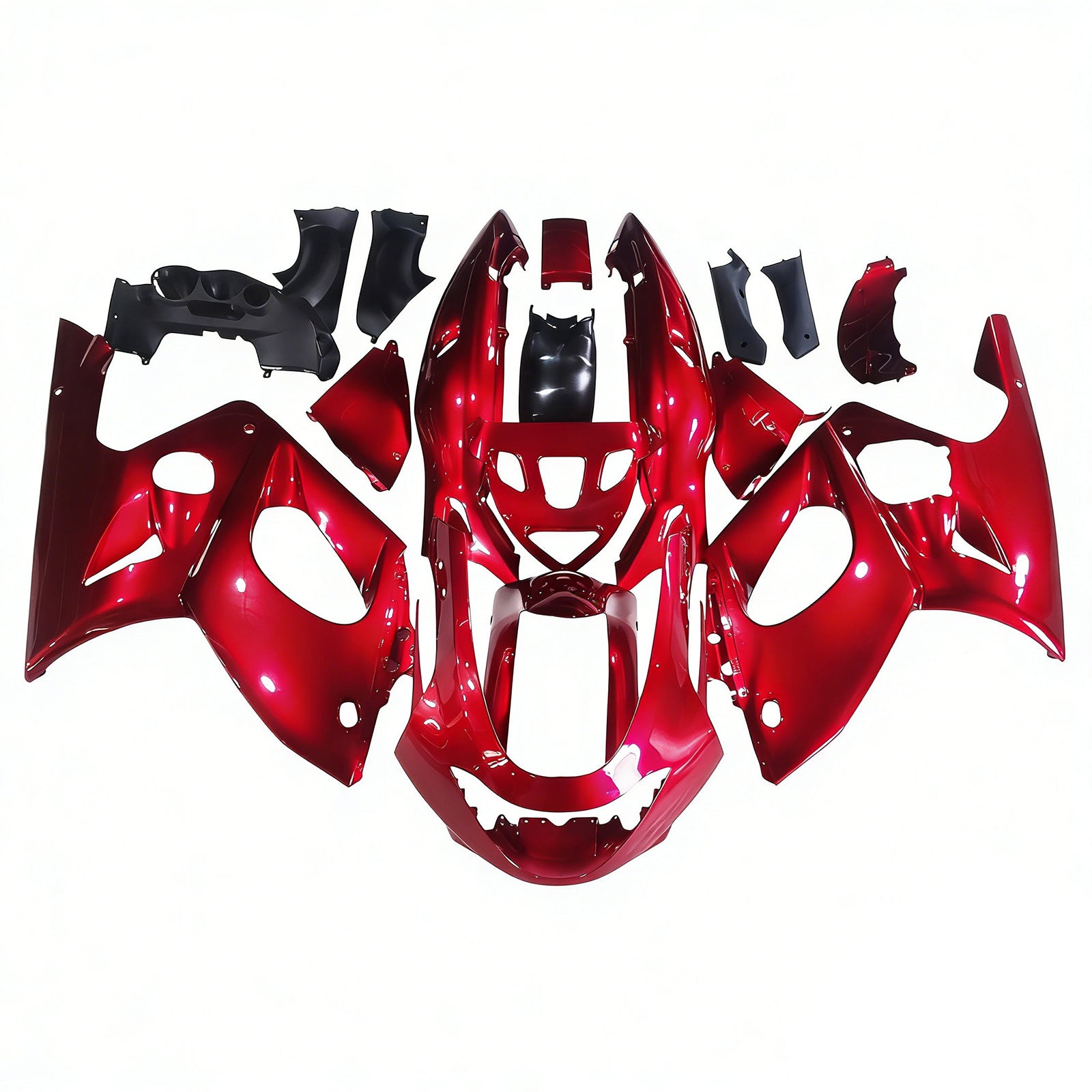 Amotopart Yamaha 1996-2007 YZF 600R Thundercat Red Fairing Kit