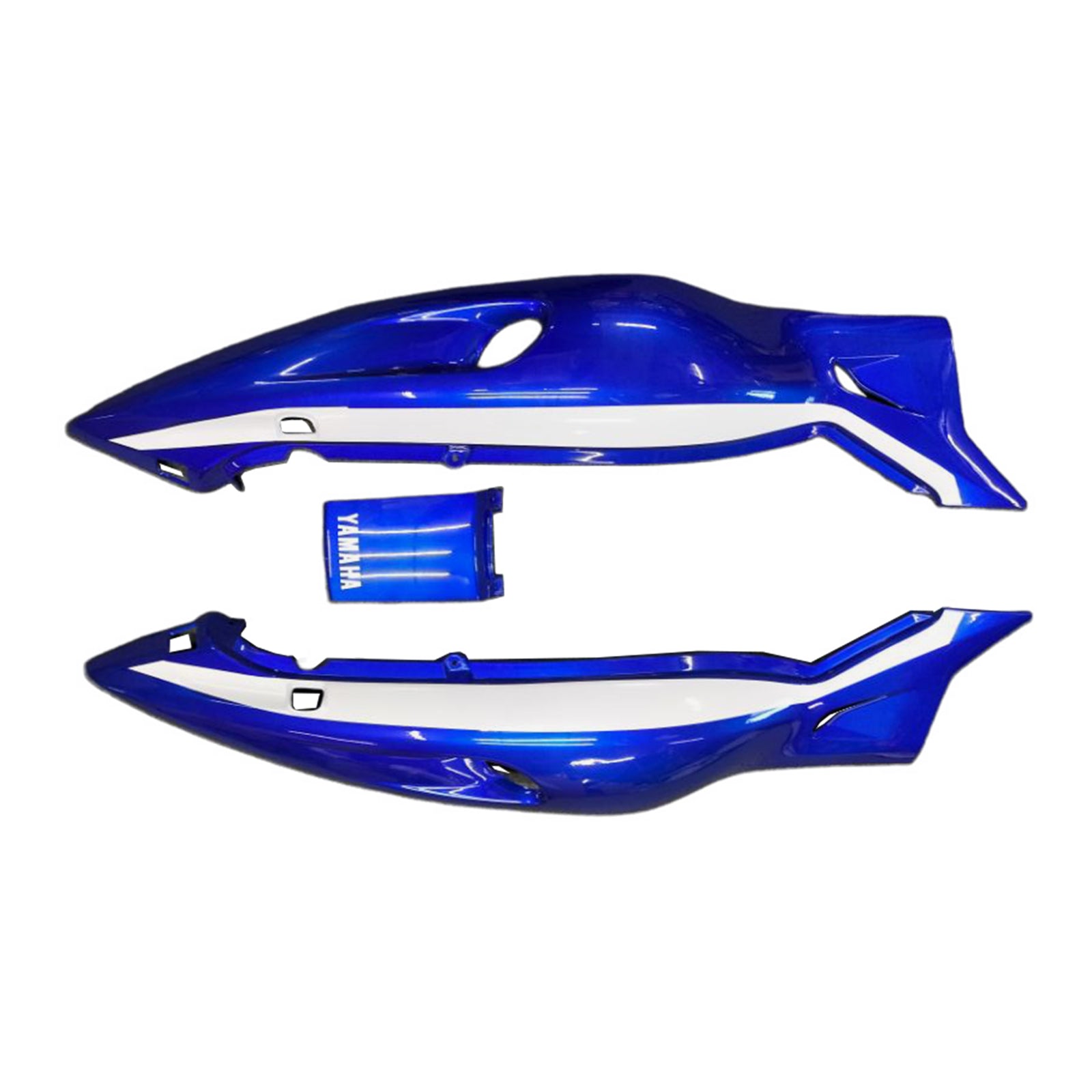 Amotopart Yamaha 1996–2007 YZF 600R Thundercat Schwarz Blau Verkleidungsset