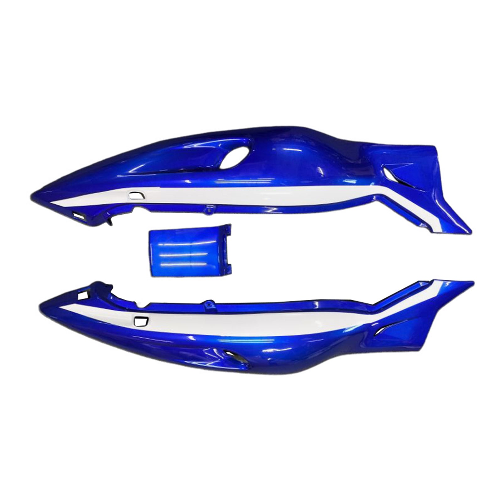 Amotopart Yamaha 1996-2007 YZF 600R Thundercat Black Blue Fairing Kit