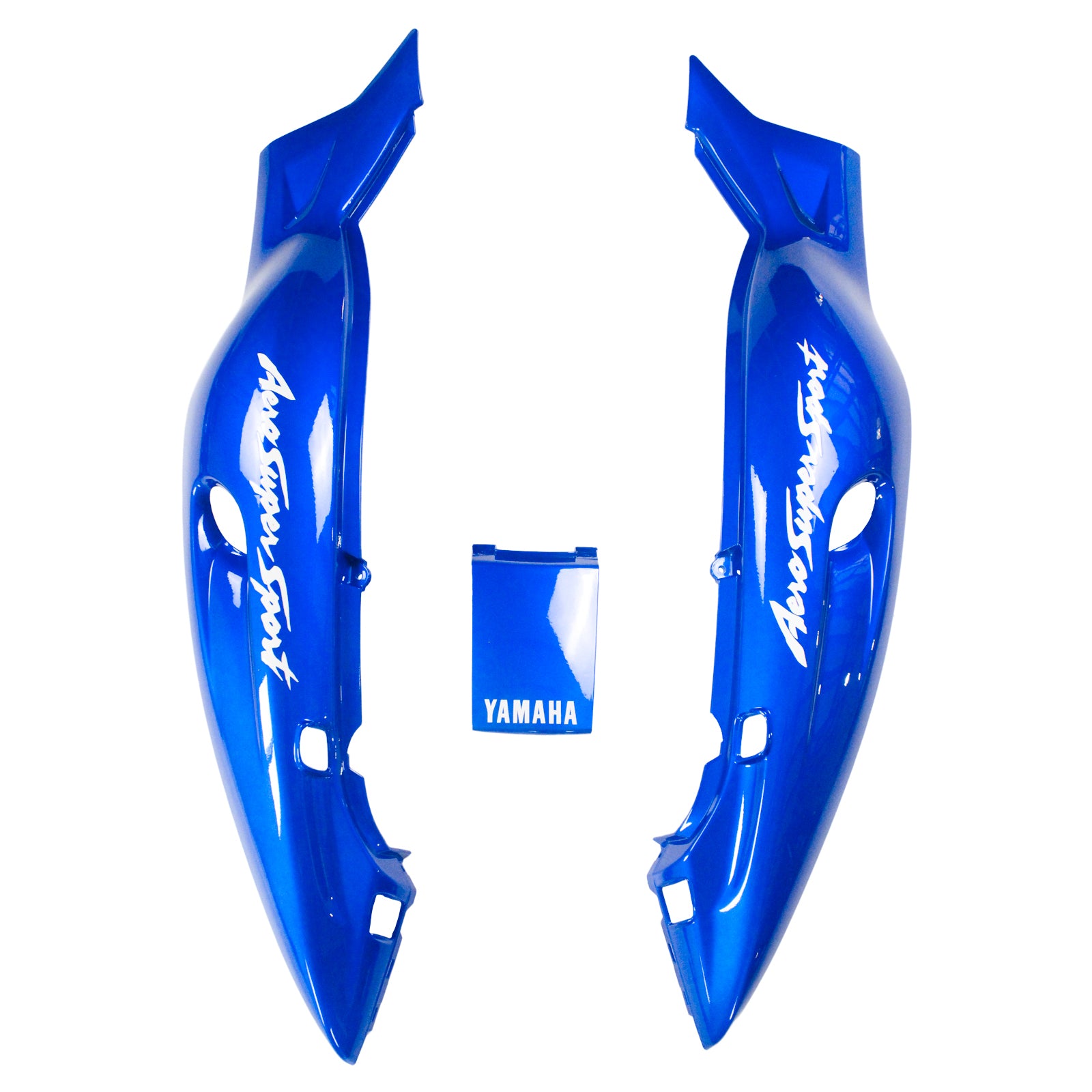 Kit de carénage Amotopart Yamaha 1996-2007 YZF 600R Thundercat bleu blanc