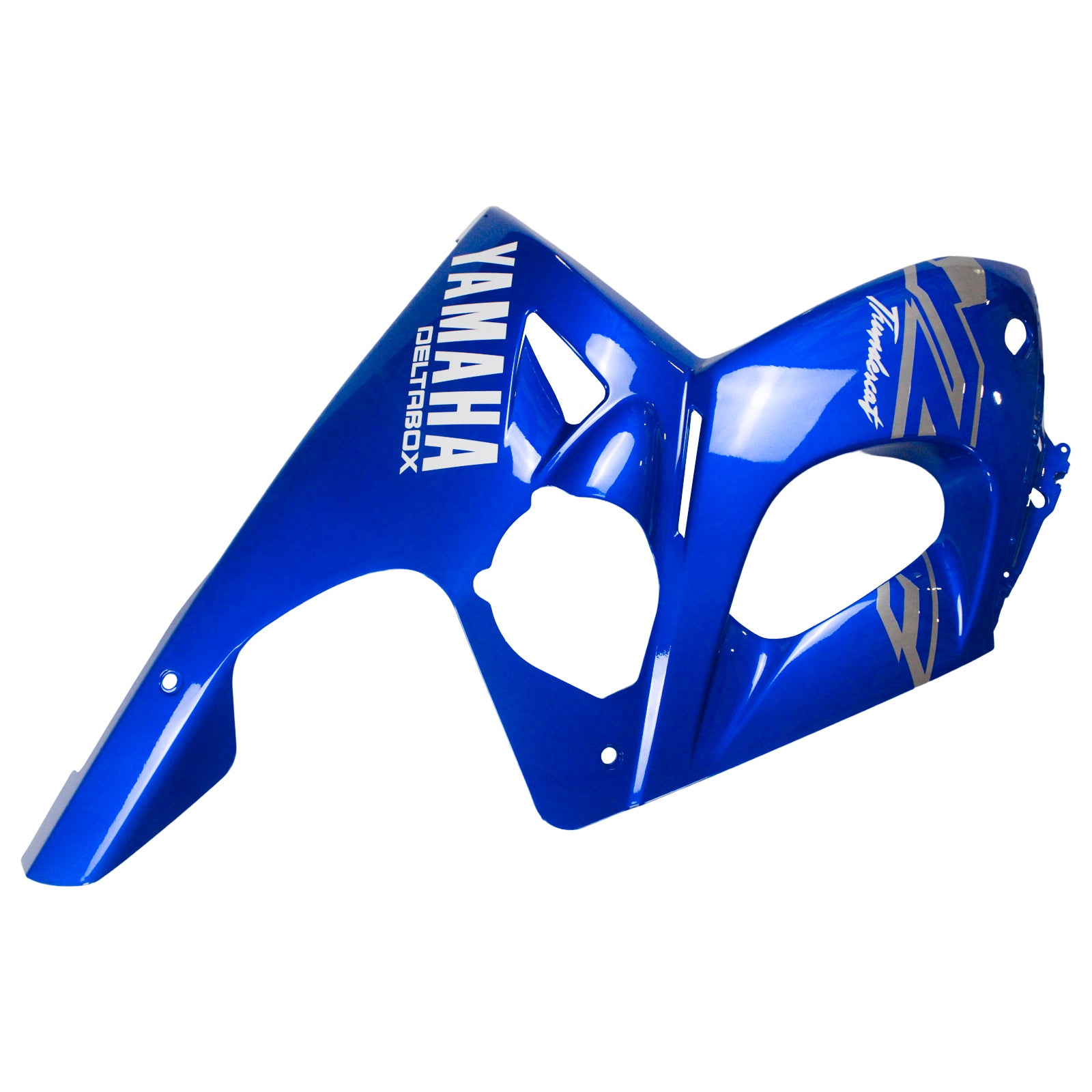 Amotopart Yamaha 1996-2007 YZF 600R Thundercat Blue White Fairing Kit