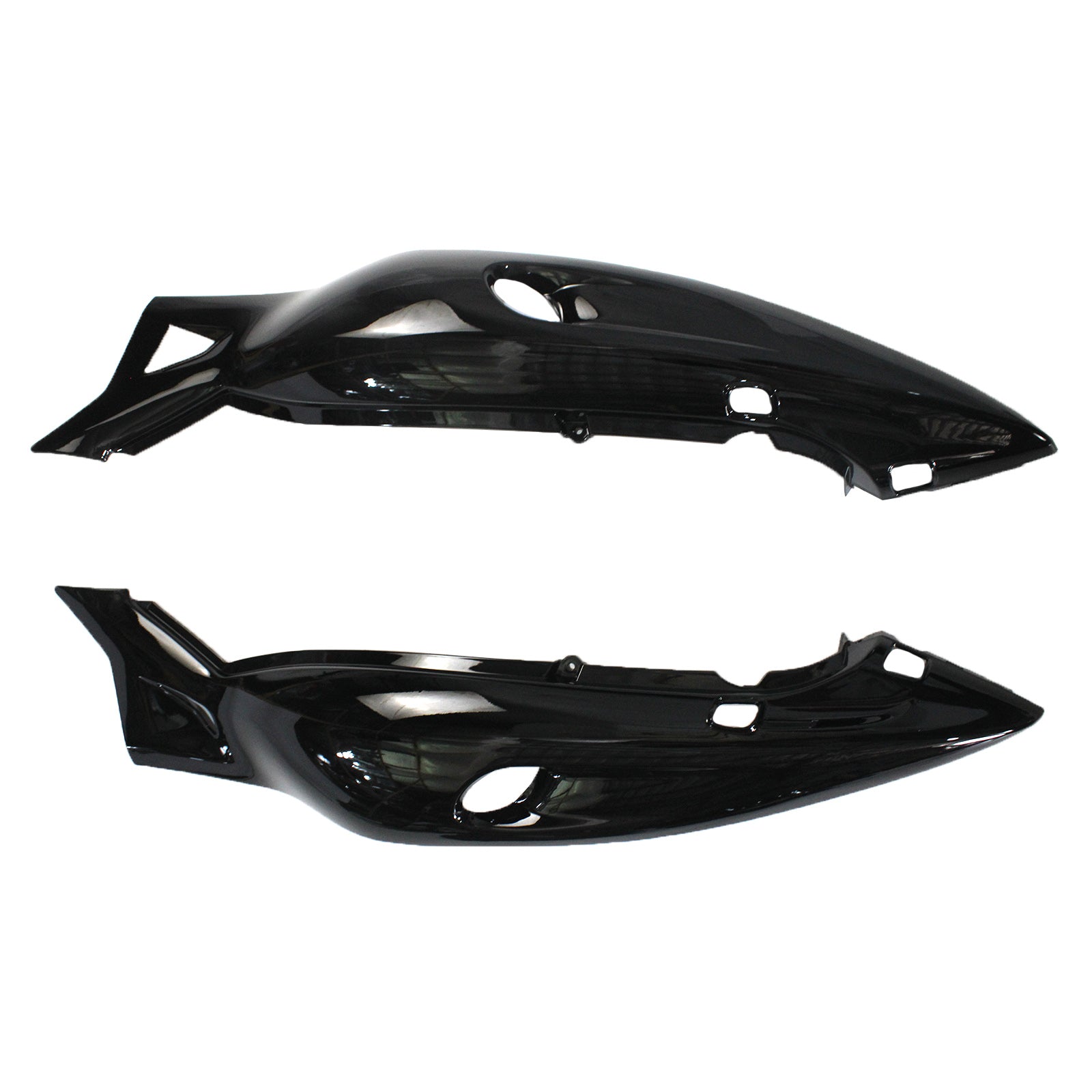 Amotopart Yamaha 1996–2007 YZF 600R Thundercat schwarzes Verkleidungsset