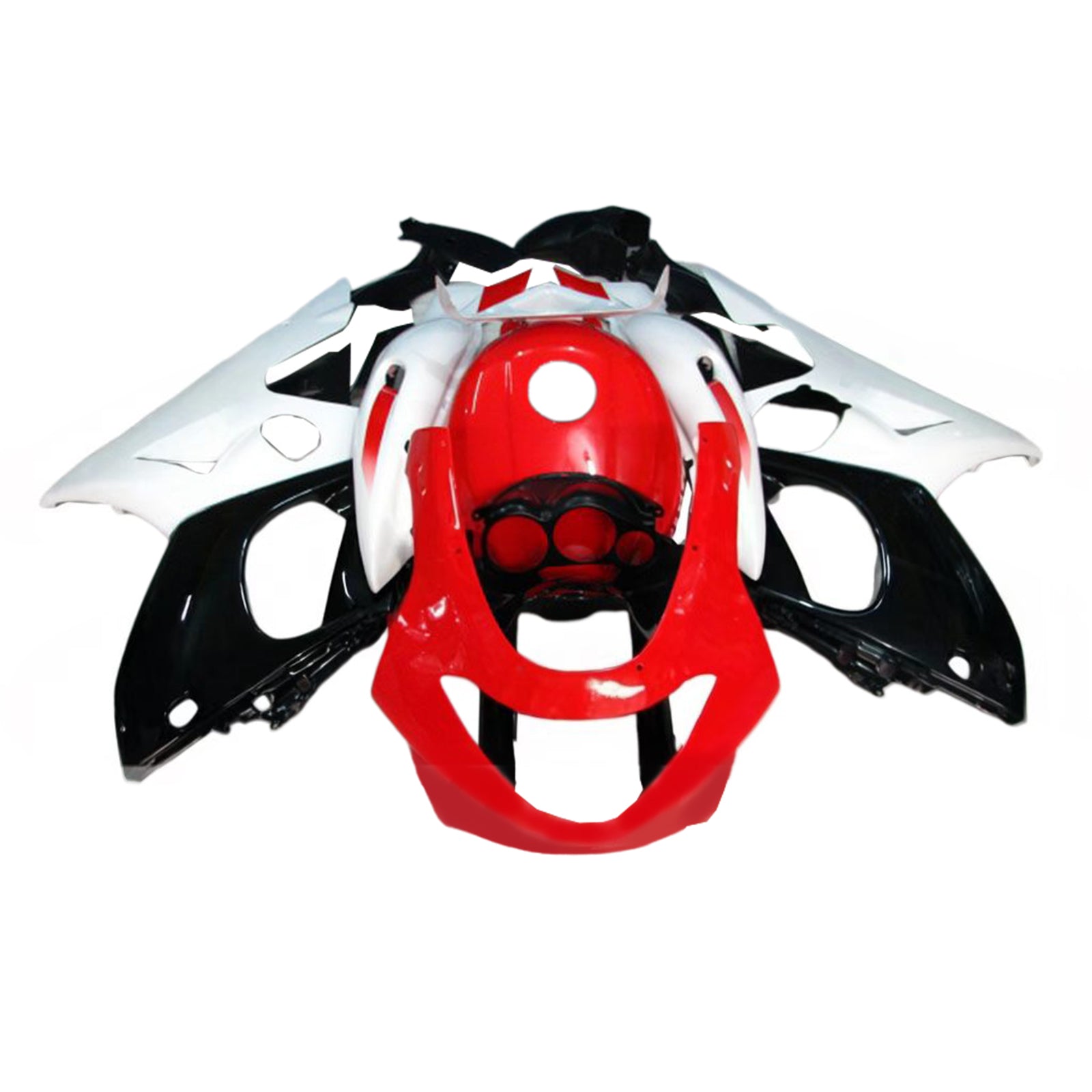 Amotopart 1996-2007 Yamaha YZF 600R Thundercat Black Red White Fairing Kit