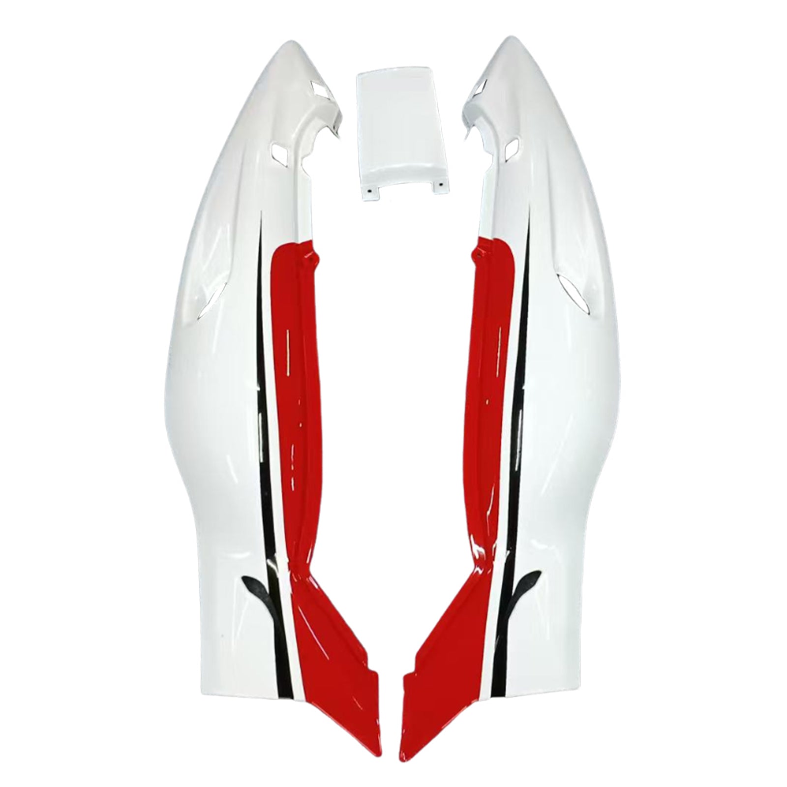 Amotopart 1996-2007 Yamaha YZF 600R Thundercat White Black Red Fairing Kit