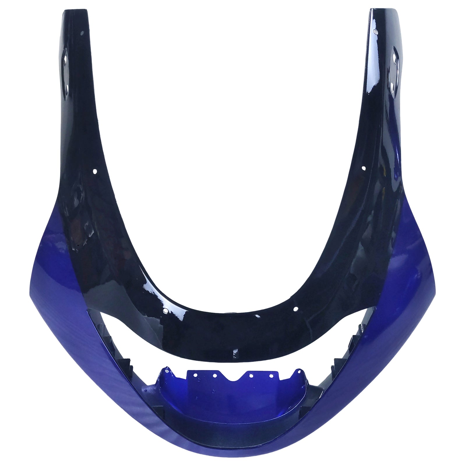 Amotopart 1996-2007 ヤマハ YZF 600R サンダーキャット 光沢のあるブラック ブルー フェアリングキット