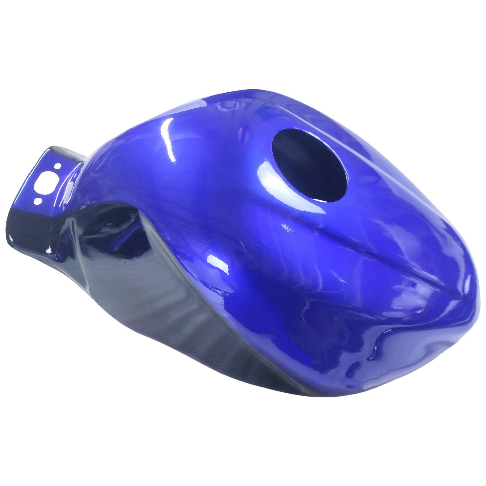 Amotopart 1996-2007 ヤマハ YZF 600R サンダーキャット 光沢のあるブラック ブルー フェアリングキット