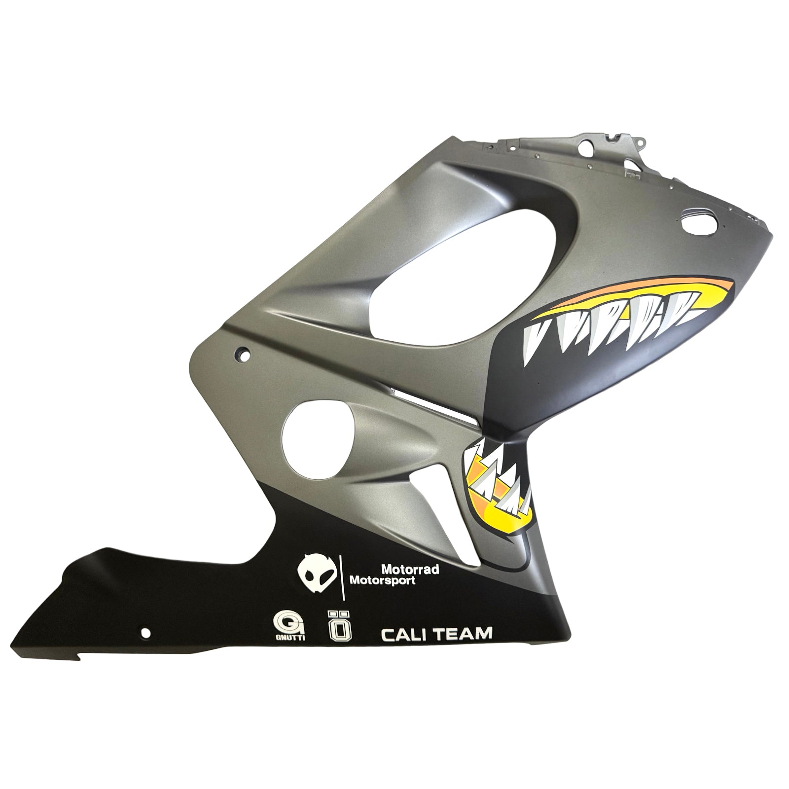 Amotopart 1996-2007 Yamaha YZF 600R Thundercat Matte Grey Black Fairing Kit